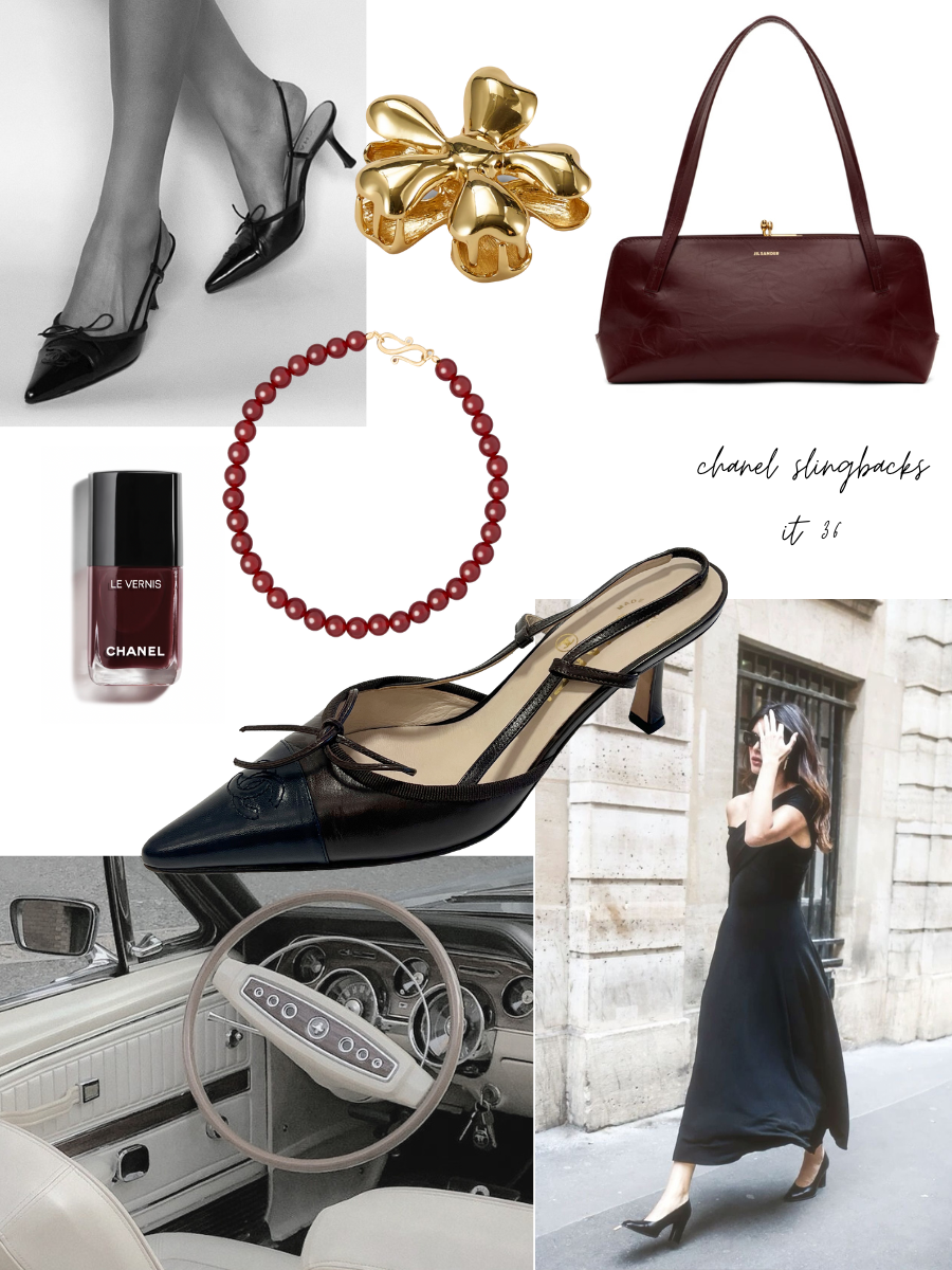 Chanel Slingback Heels, IT 36
