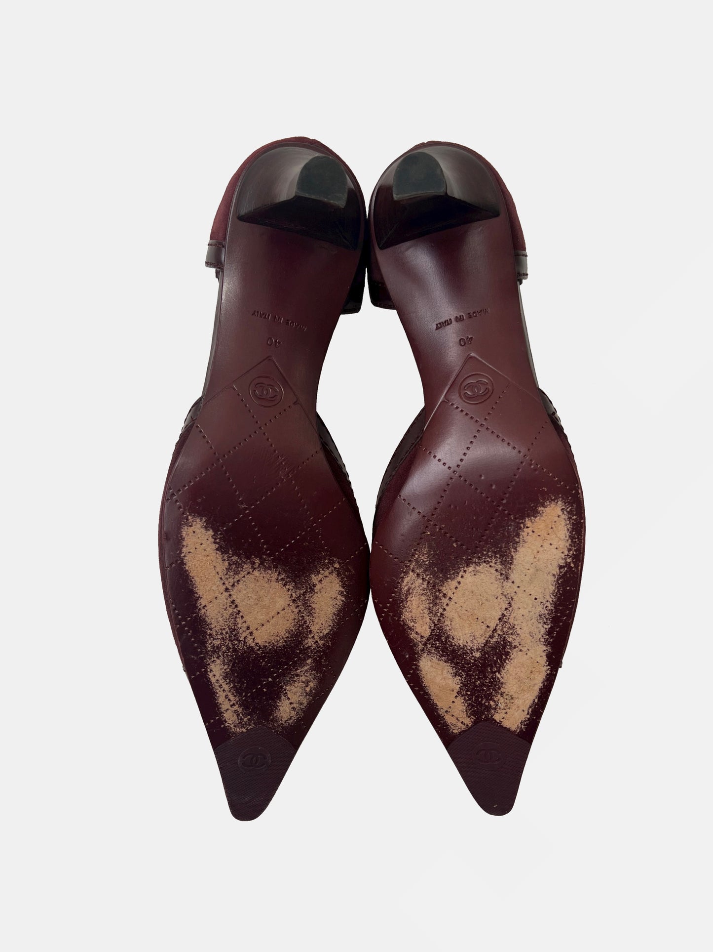 Chanel T-Strap Kitten Heels, IT 40