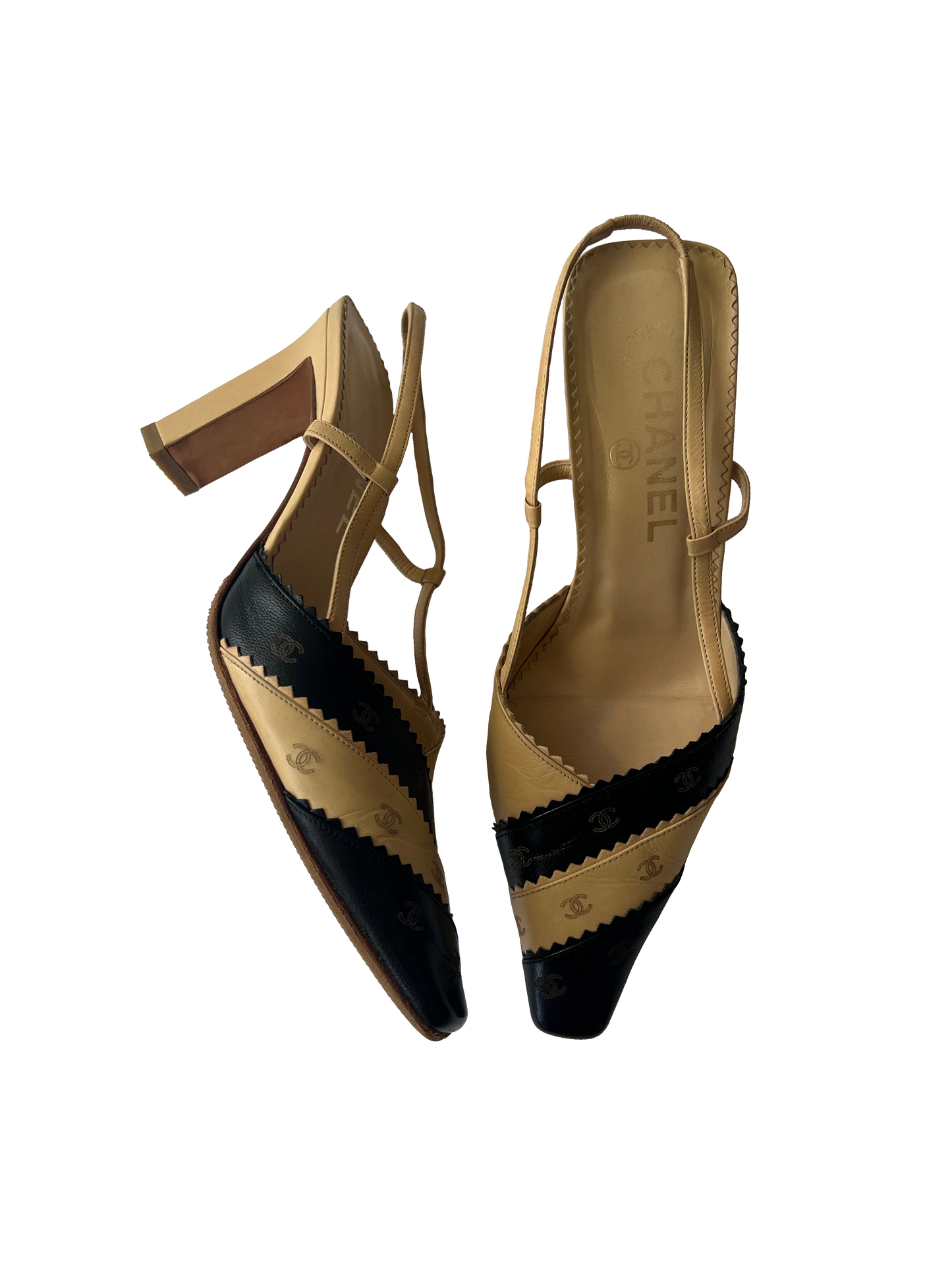 Chanel Slingback Pumps, IT 36