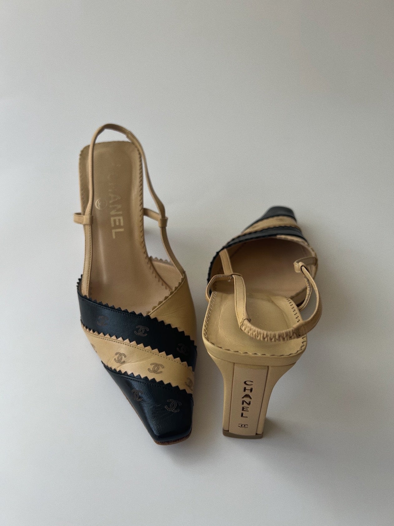 Chanel Slingback Pumps, IT 36