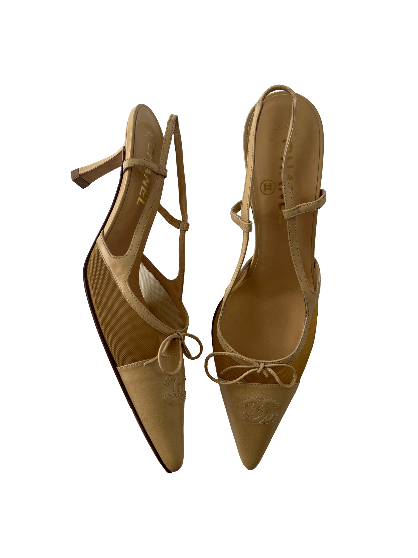 Chanel Slingback Heels, IT 38