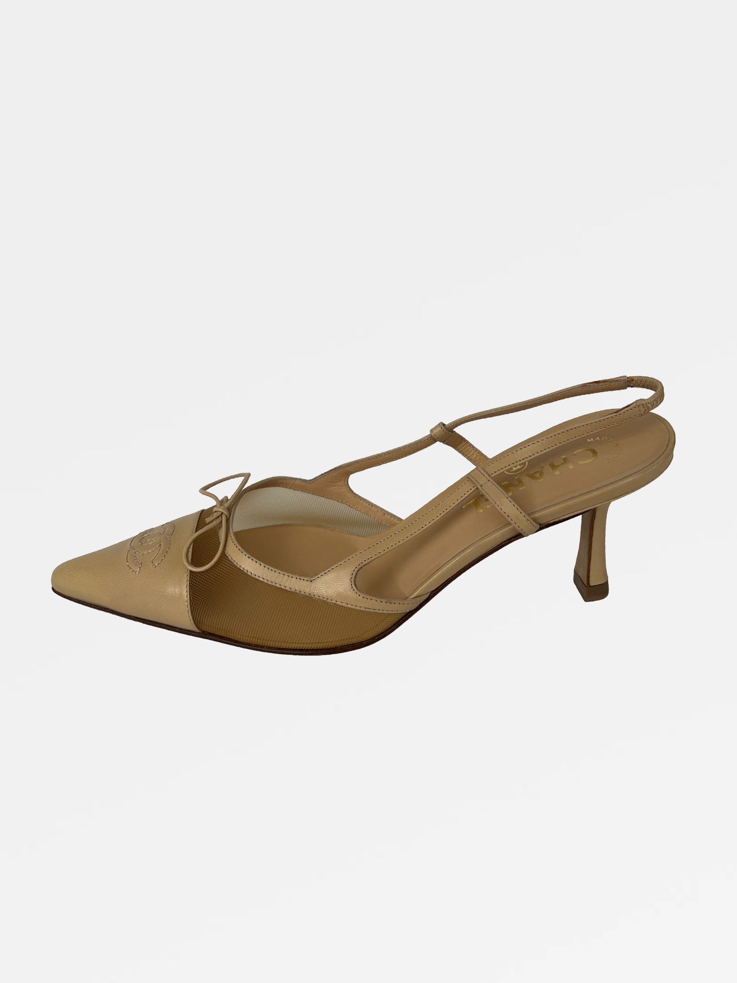 Chanel Slingback Heels, IT 38