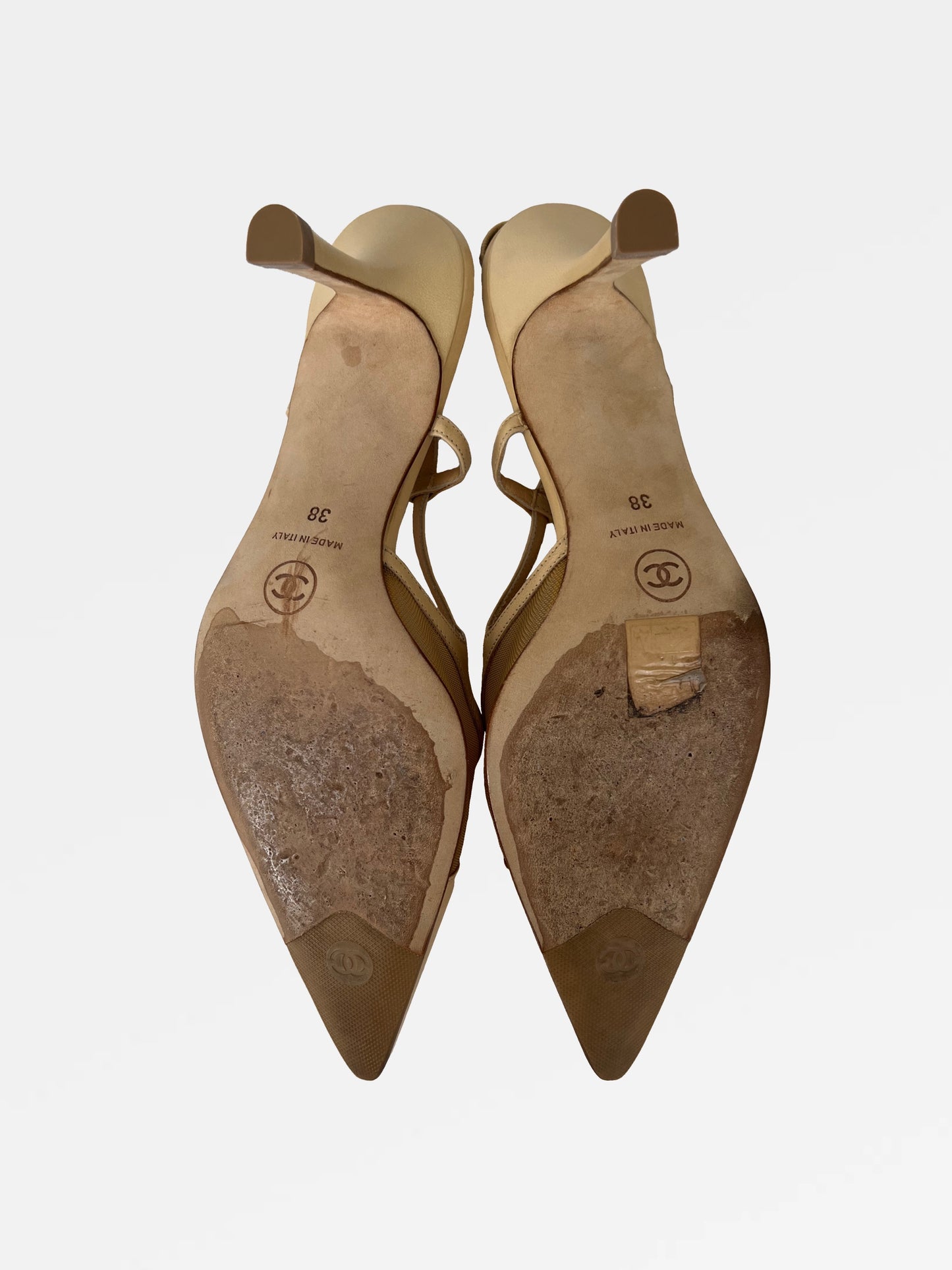 Chanel Slingback Heels, IT 38