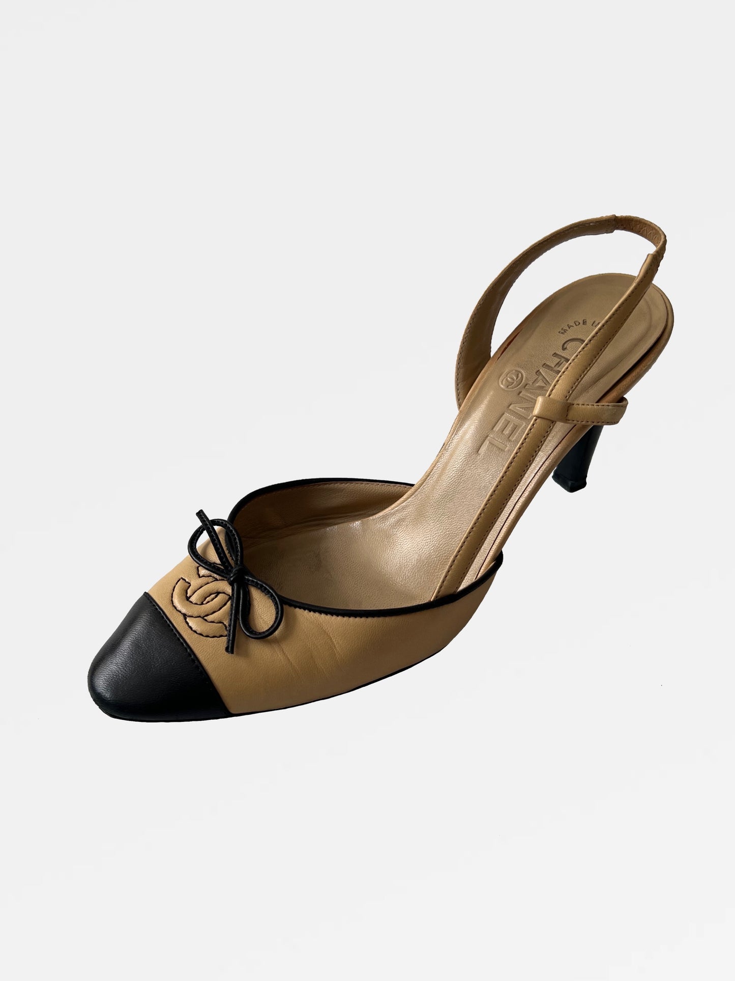 Chanel Slingback Pumps, IT 37