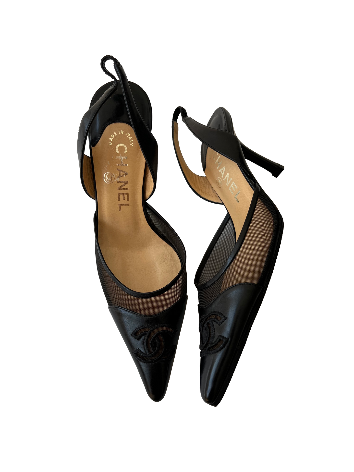 Chanel Slingback Heels, IT 36.5