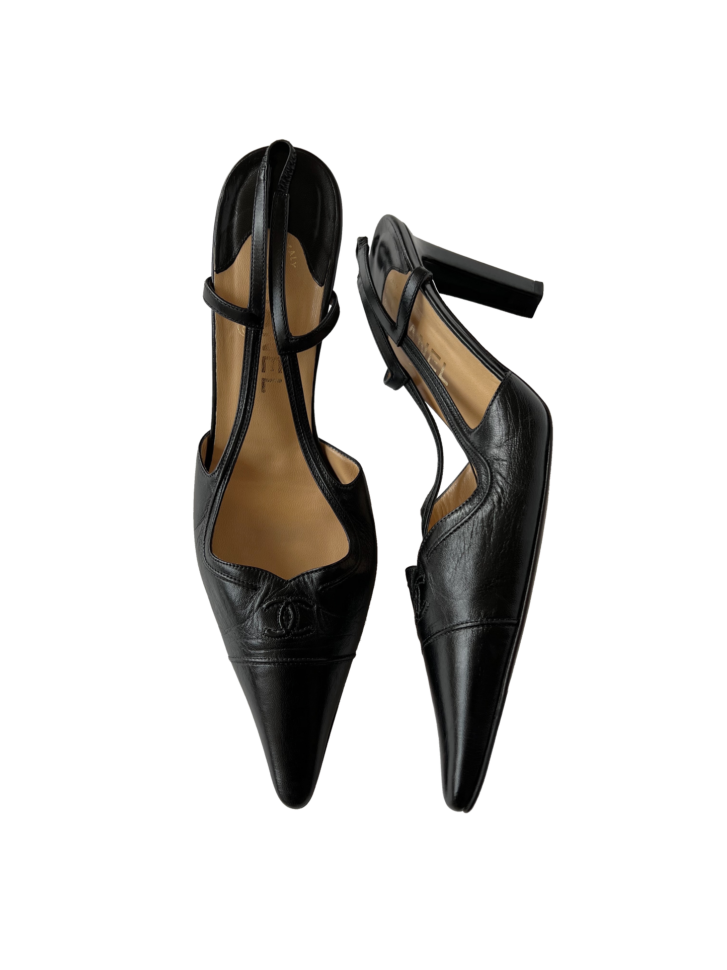 Chanel Slingback Heels, IT 39.5