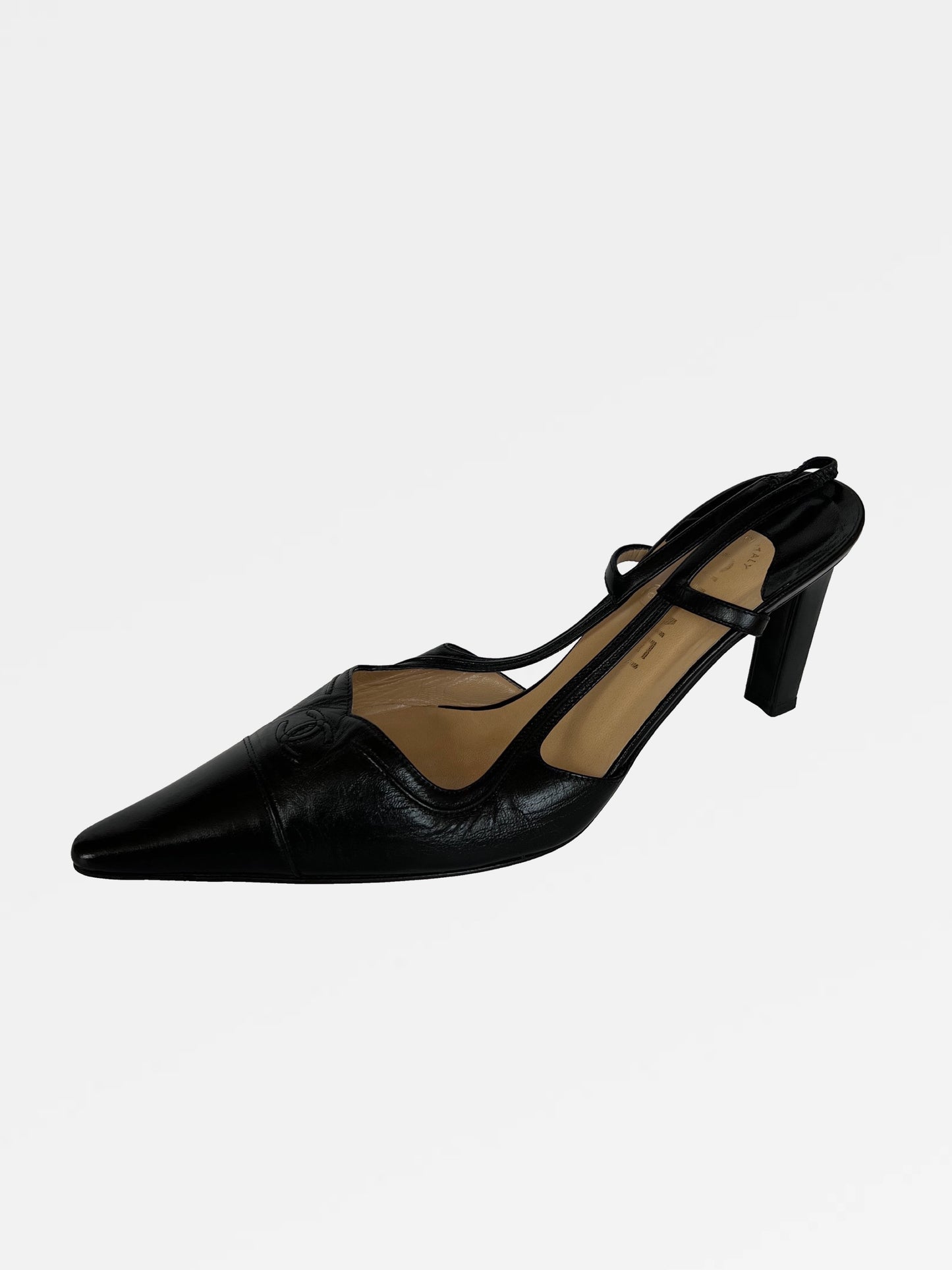 Chanel Slingback Heels, IT 39.5