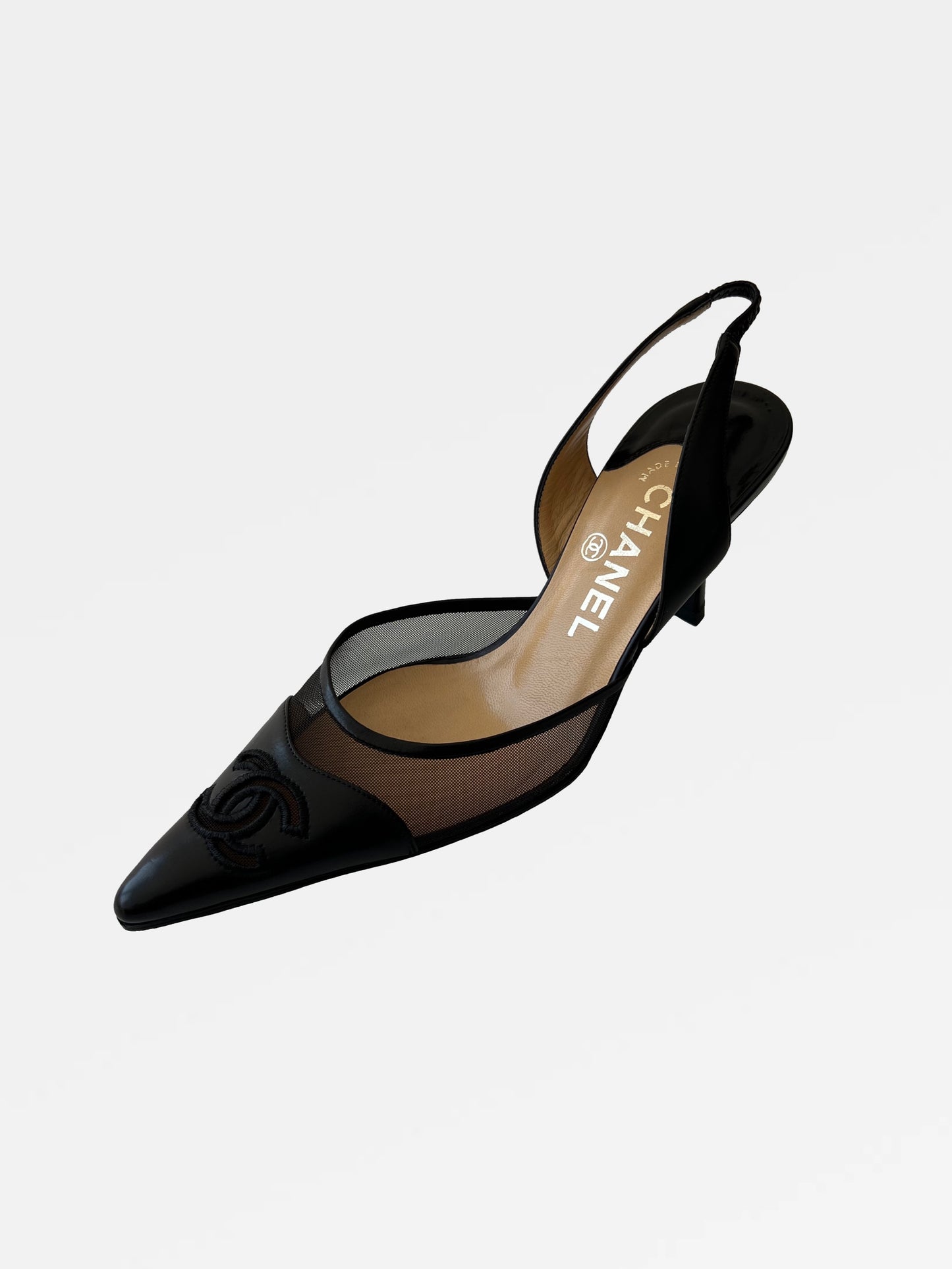 Chanel Slingback Heels, IT 36.5