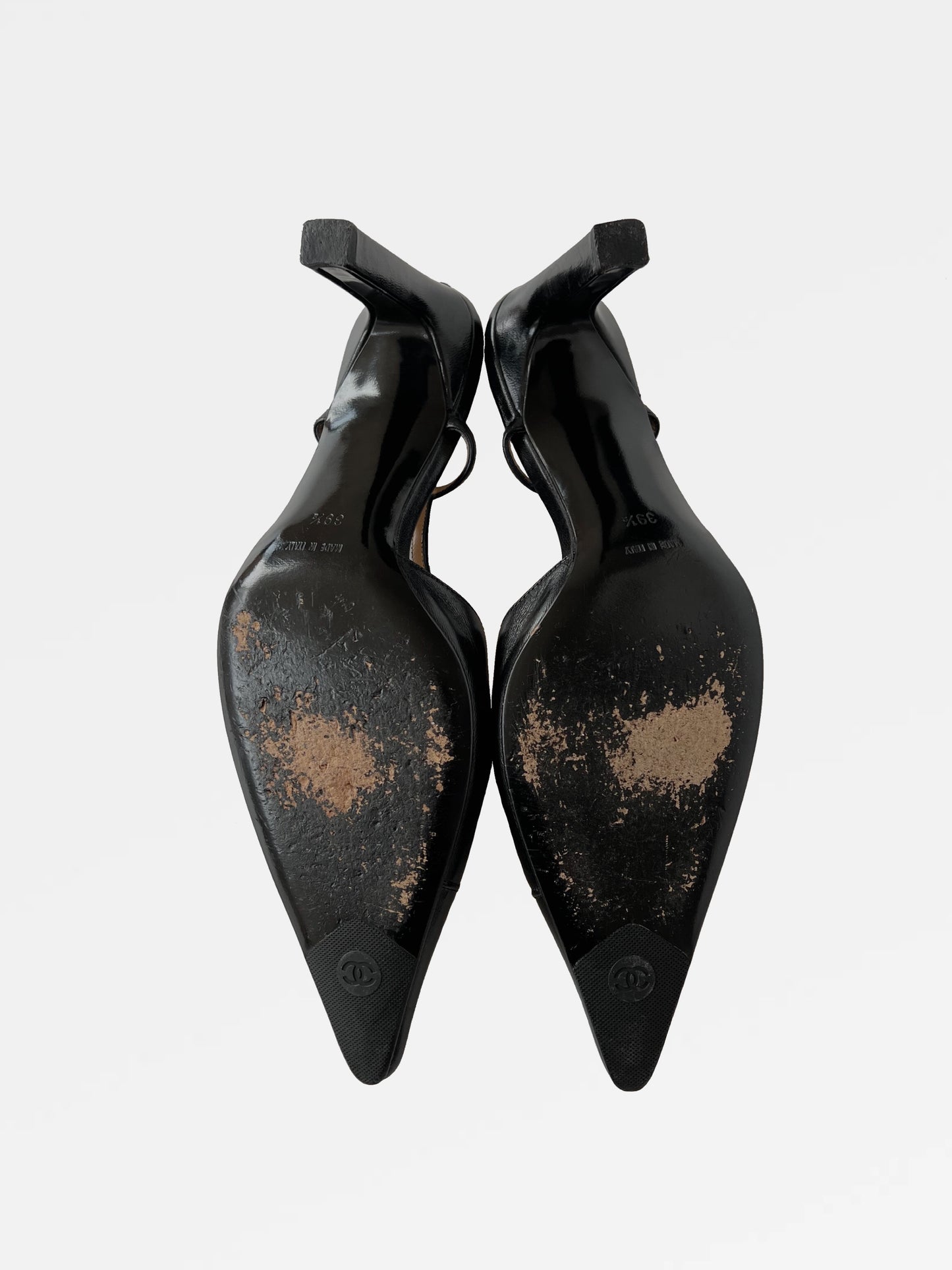 Chanel Slingback Heels, IT 39.5
