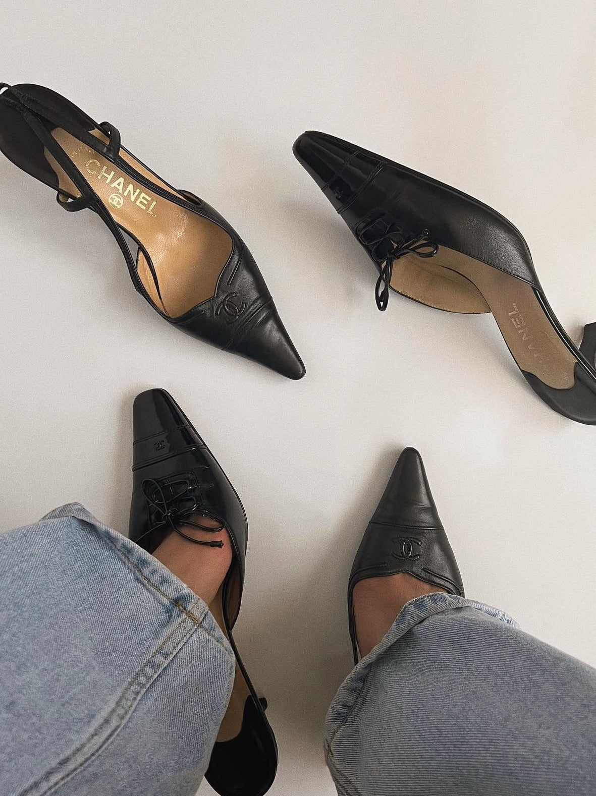 Chanel Slingback Heels, IT 39.5
