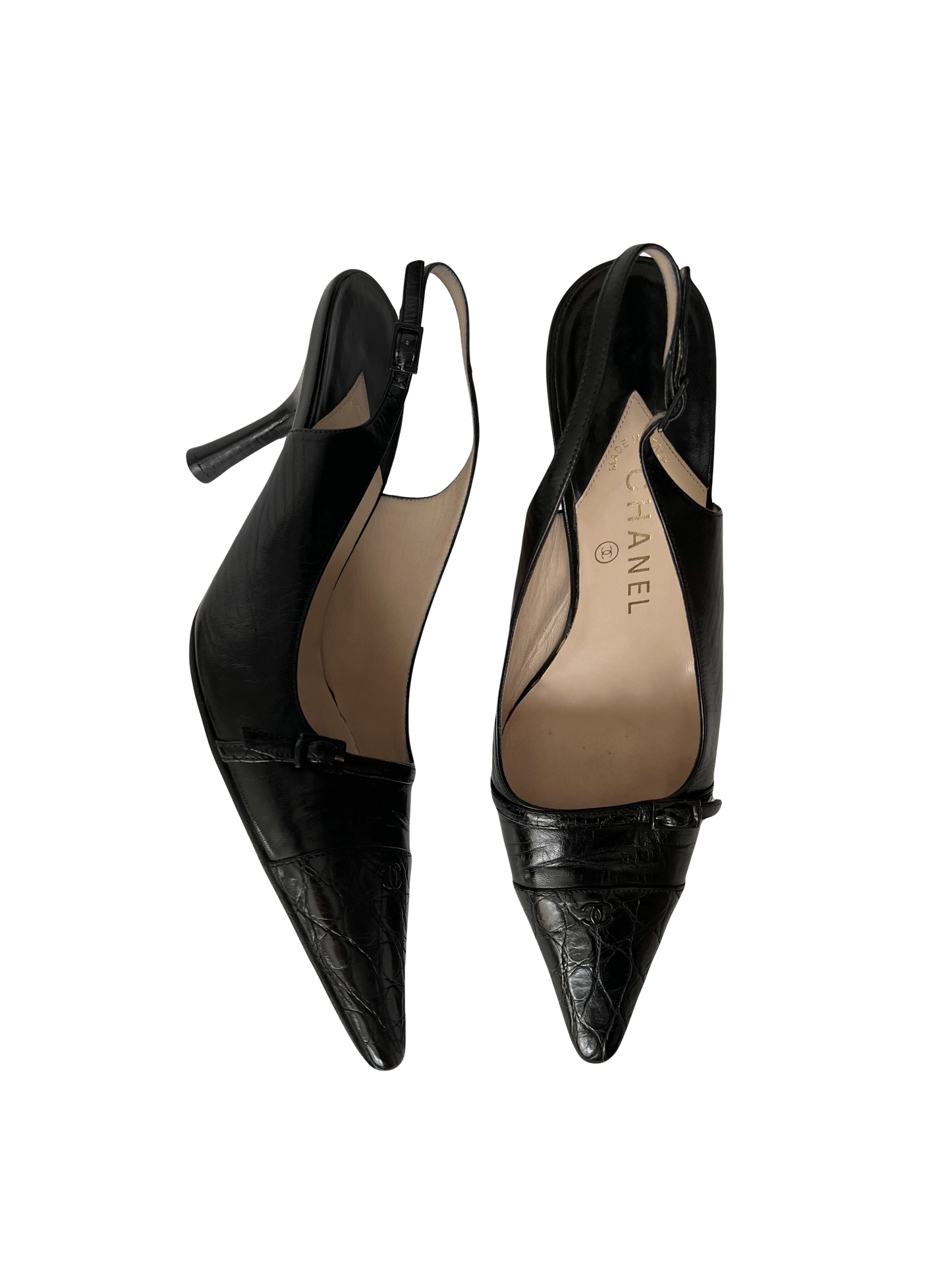 Chanel Slingback Heels, IT 38