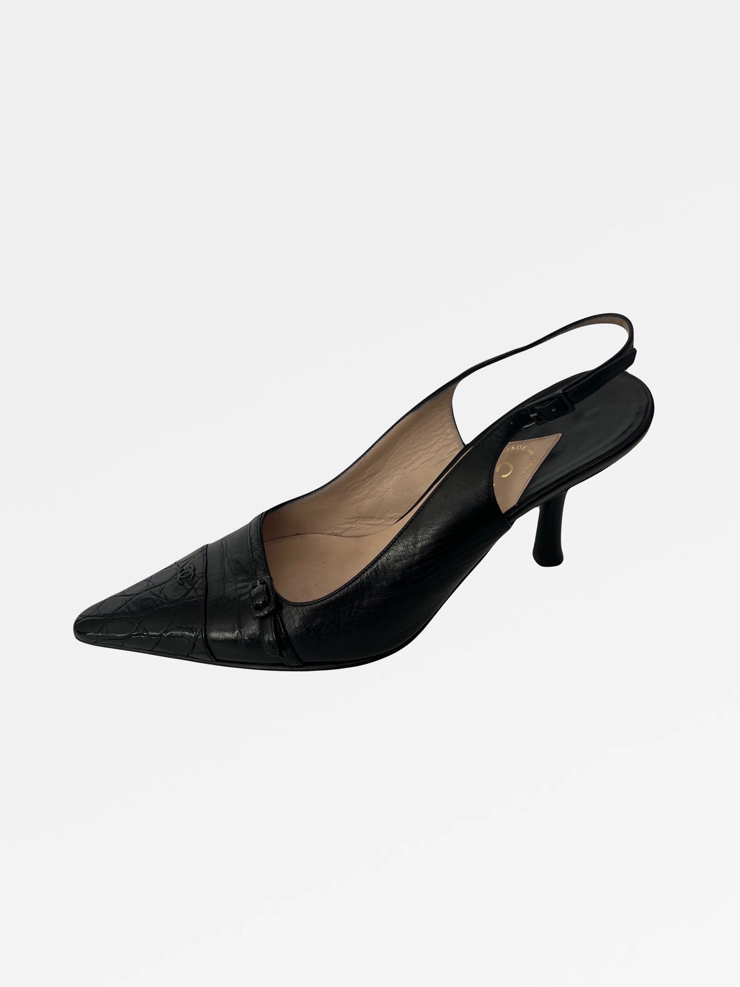 Chanel Slingback Heels, IT 38