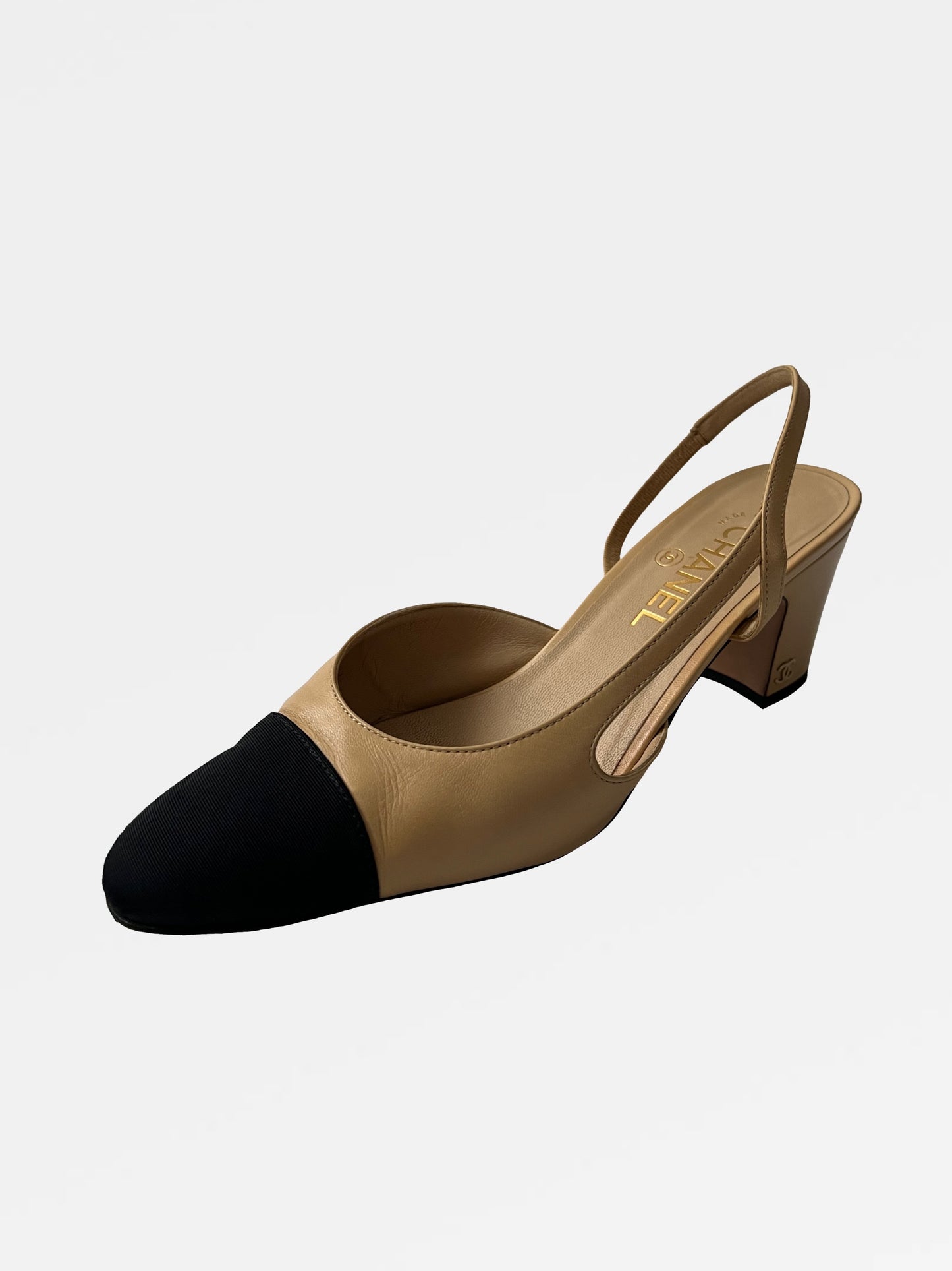Chanel Grosgrain Slingback Pumps, IT 39.5