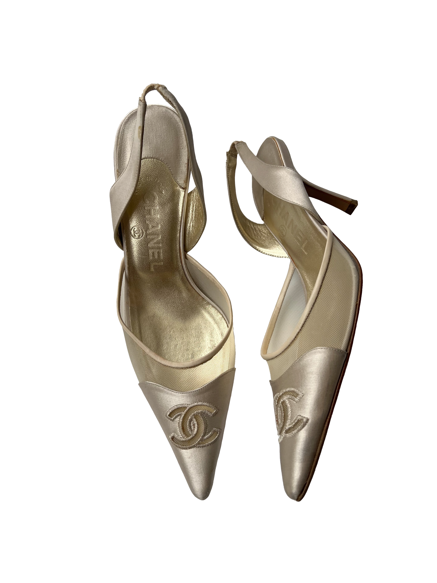 Chanel Slingback Heels, IT 37.5