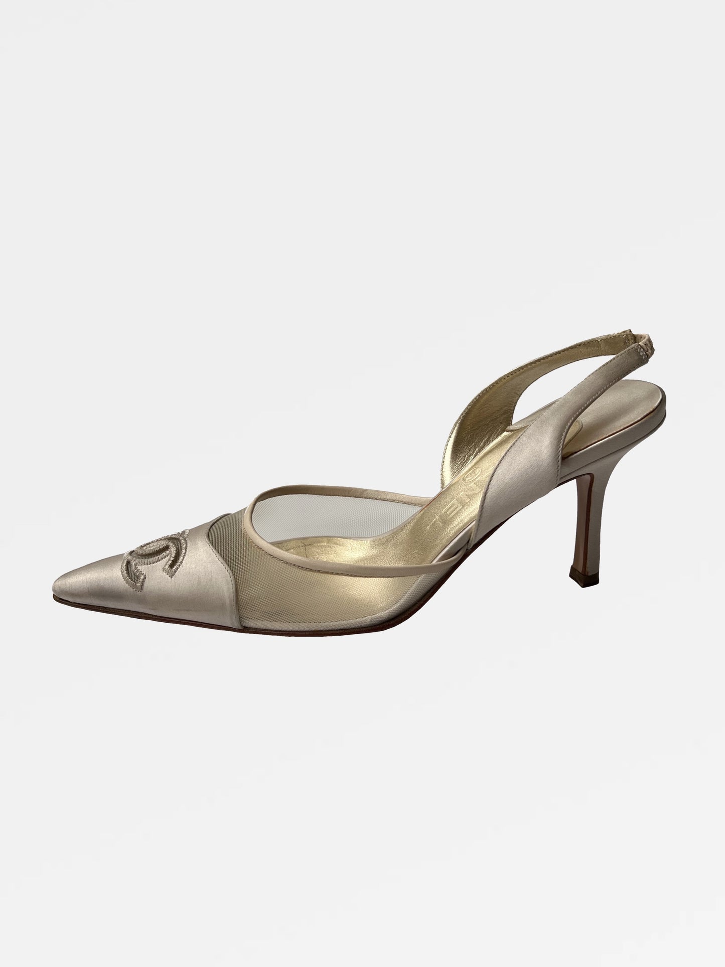 Chanel Slingback Heels, IT 37.5