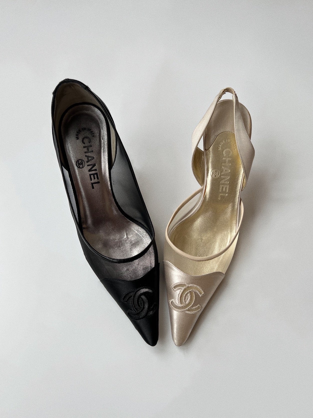 Chanel Slingback Heels, IT 37.5