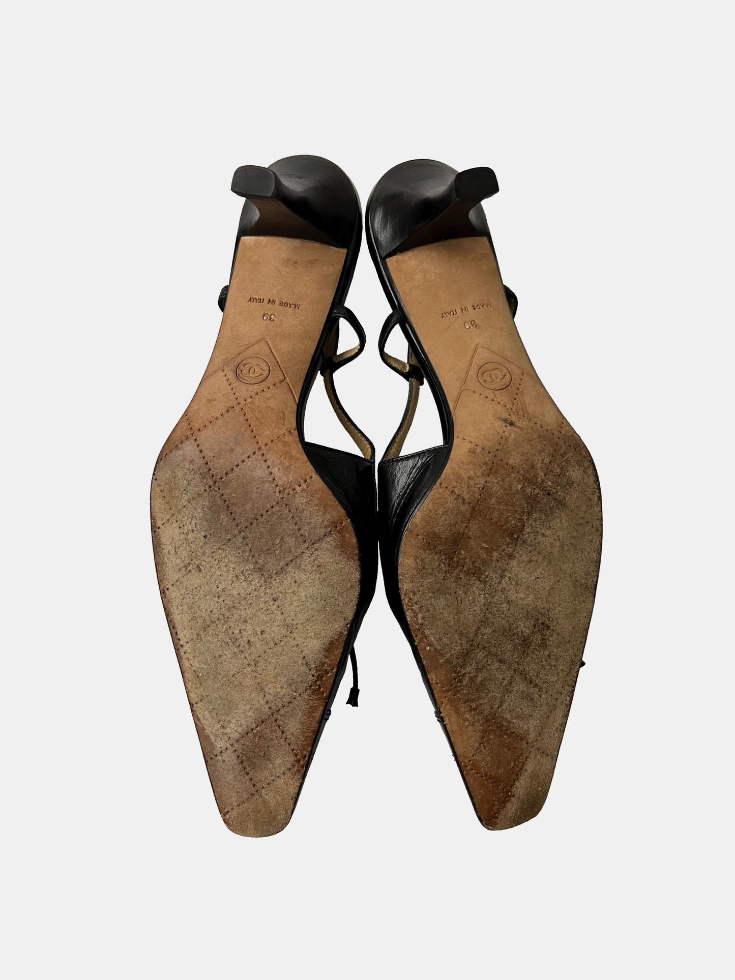 Chanel Slingback Heels, IT 39