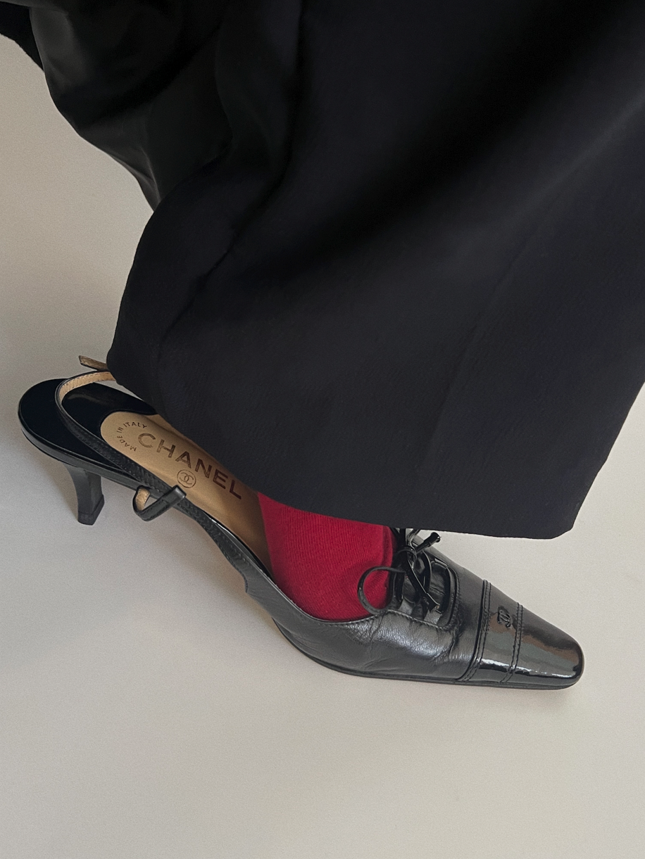 Chanel Slingback Heels, IT 39