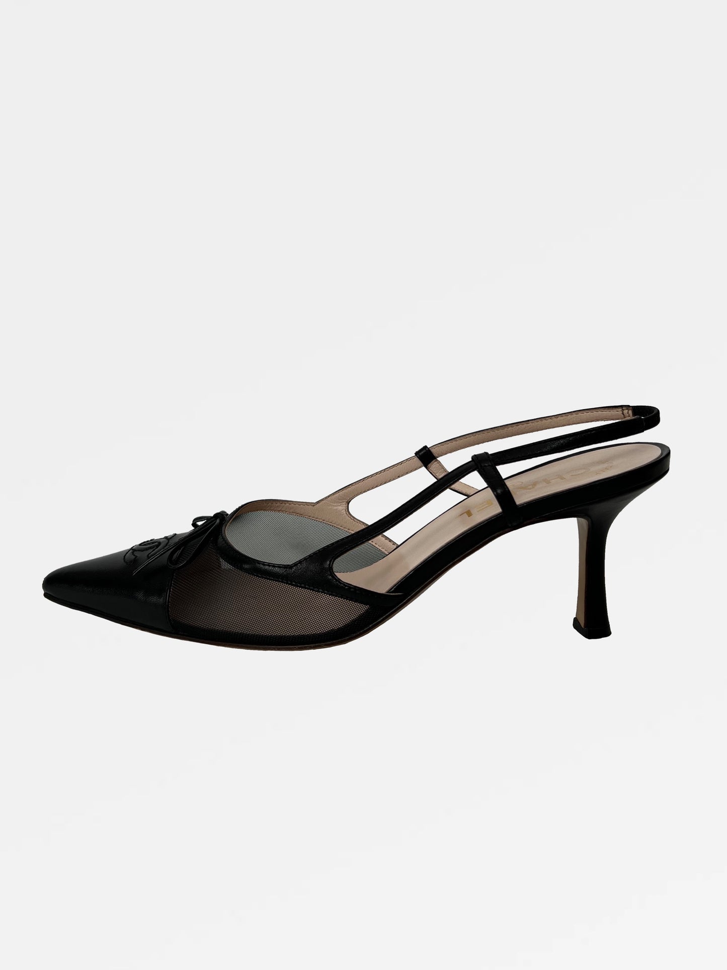 Chanel Slingback Heels, IT 39