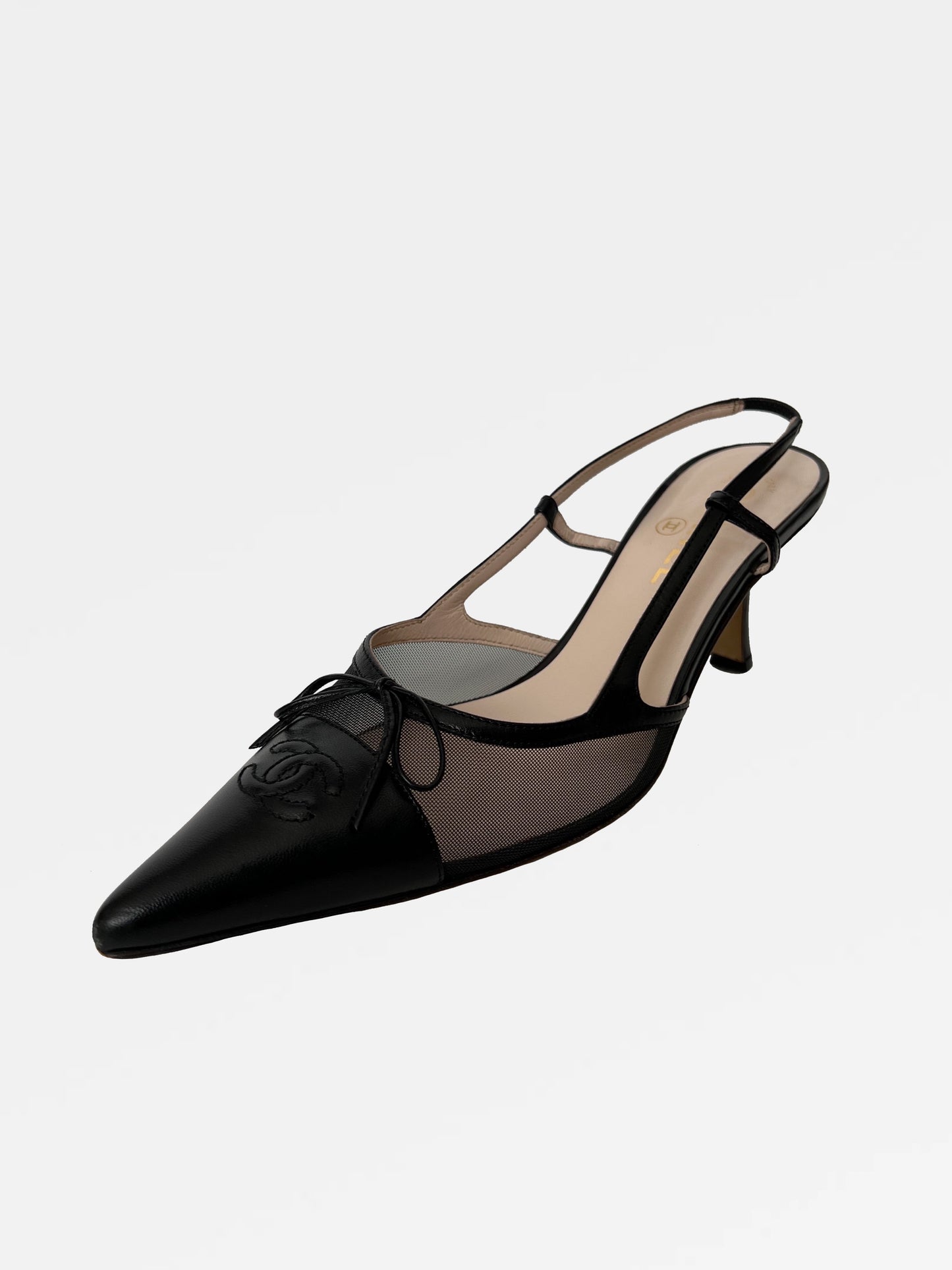 Chanel Slingback Heels, IT 39