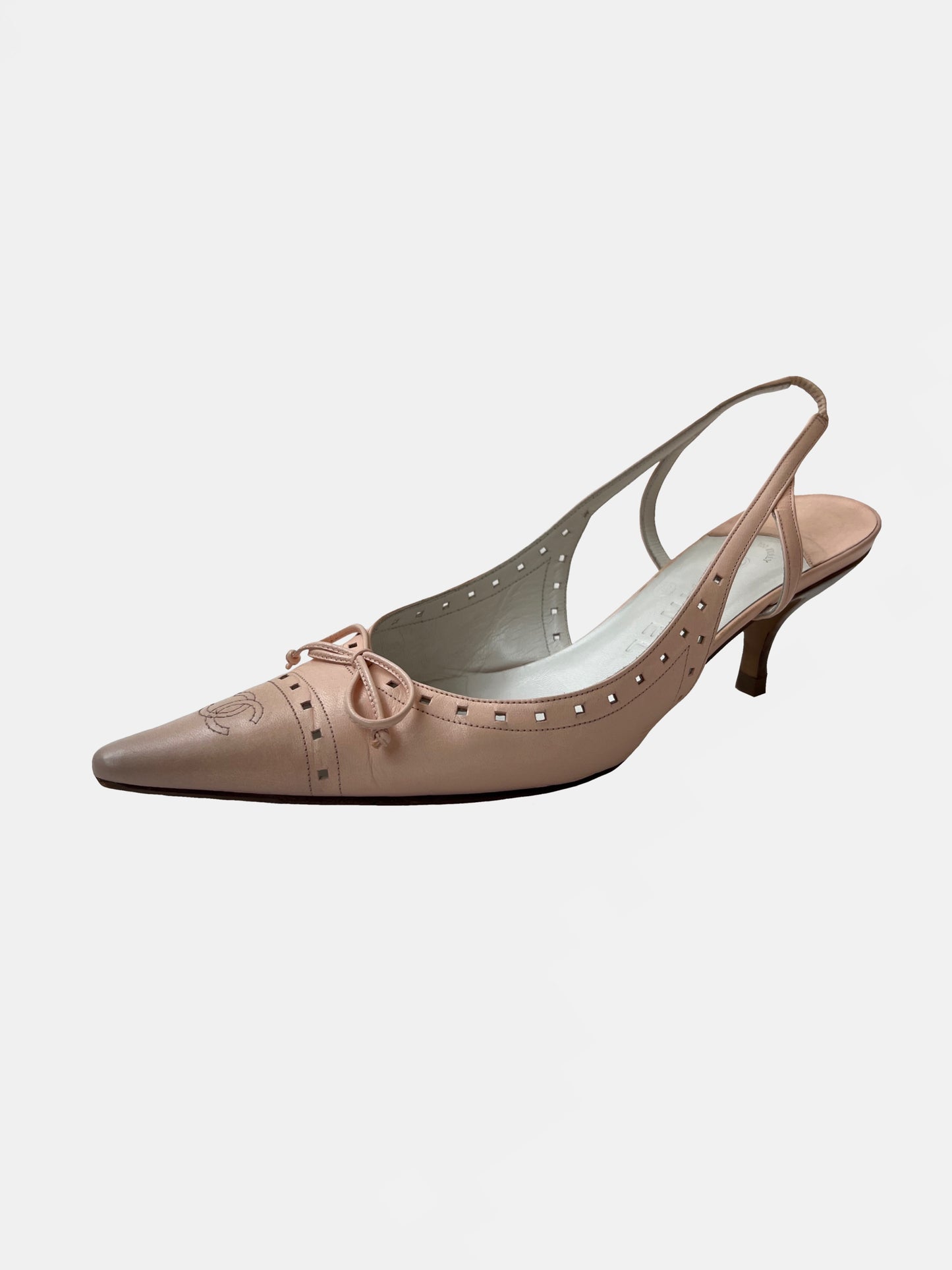 Chanel Slingback Heels, IT 37.5