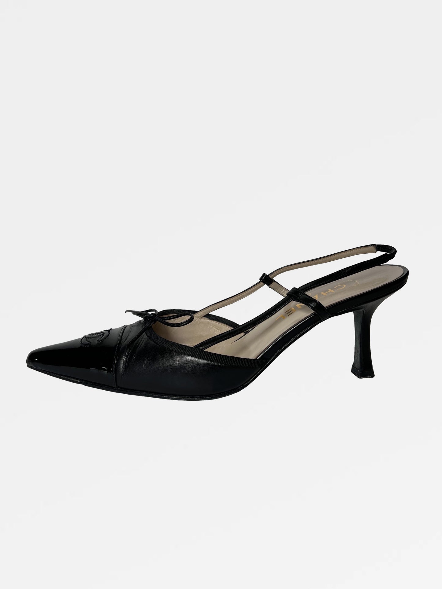 Chanel Slingback Heels, IT 38.5