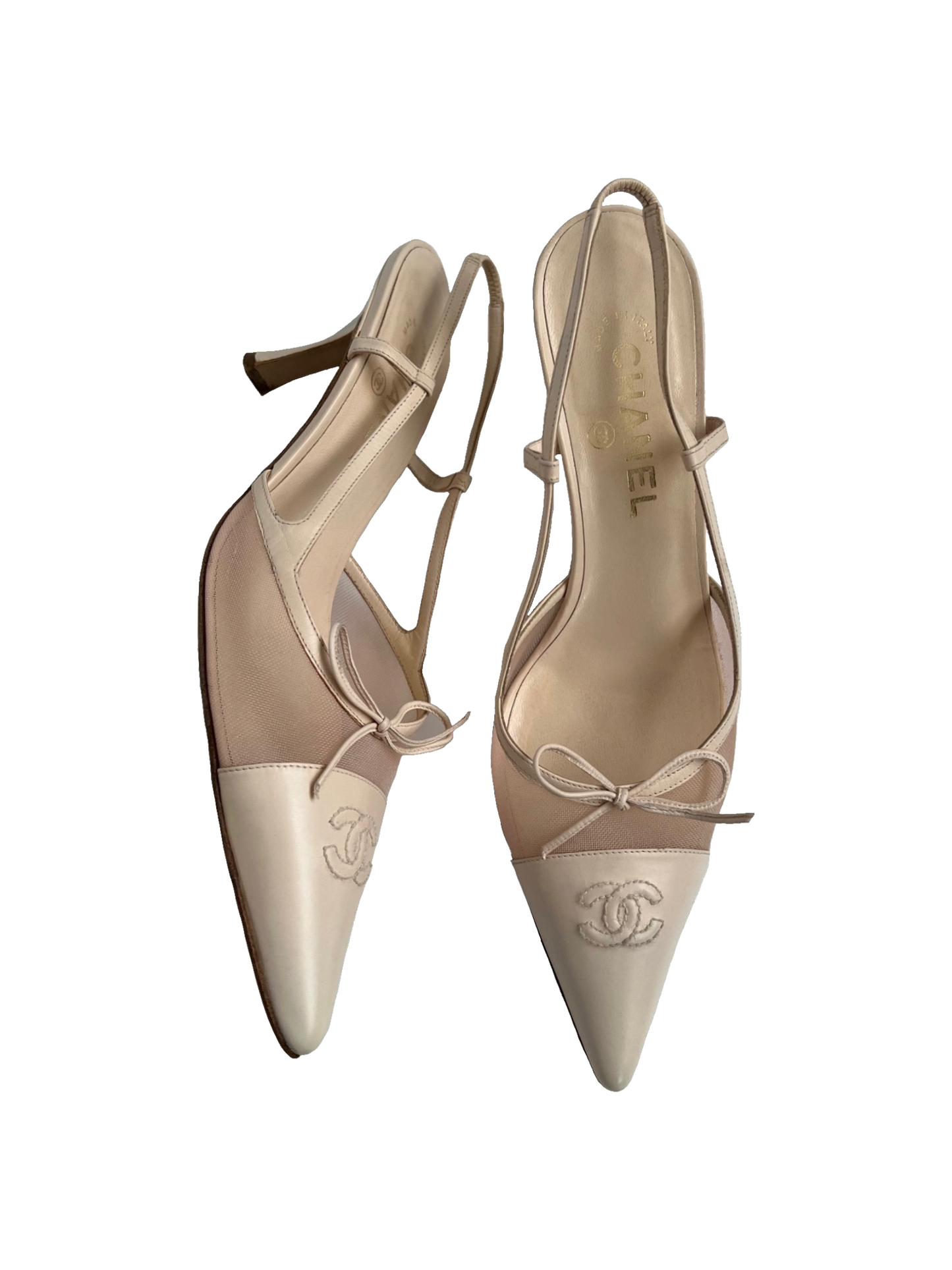 Chanel Slingback Heels, IT 40