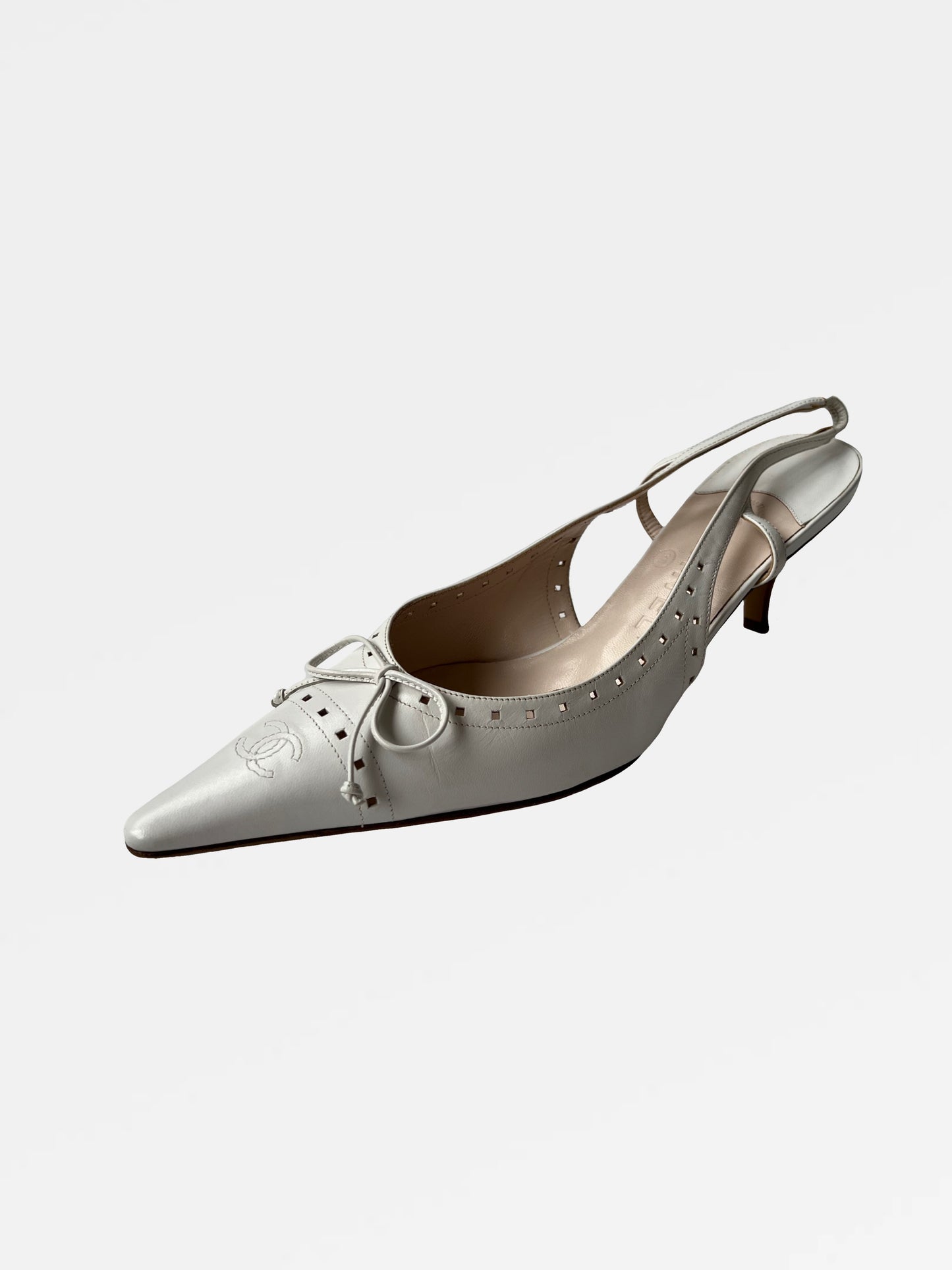 Chanel Slingback Heels, IT 39