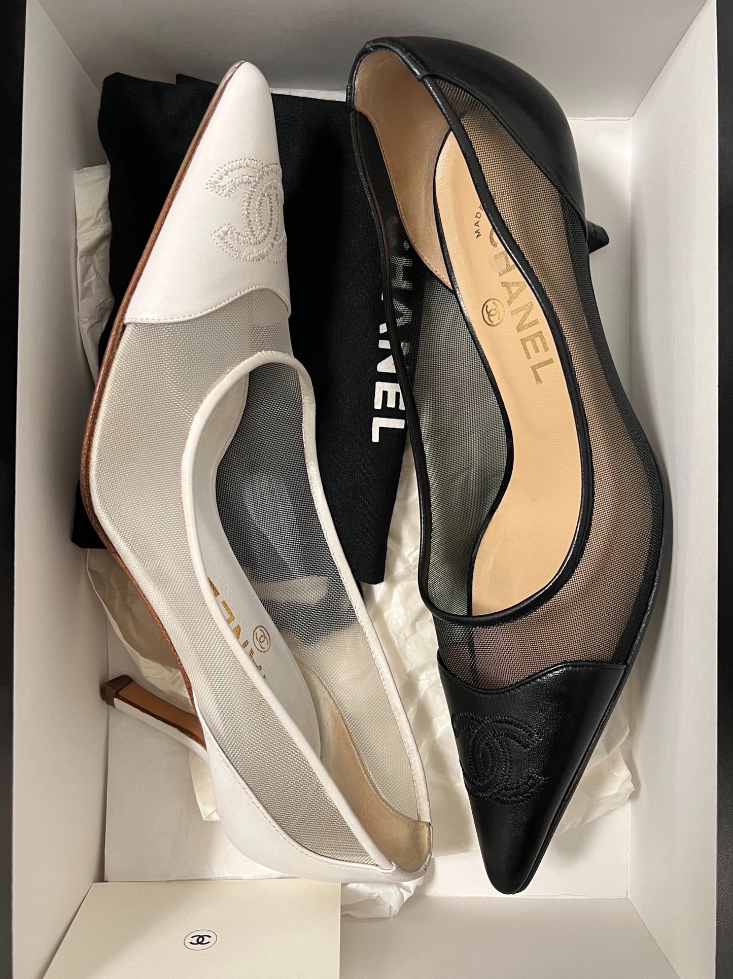 Chanel Mesh Heels, IT 36