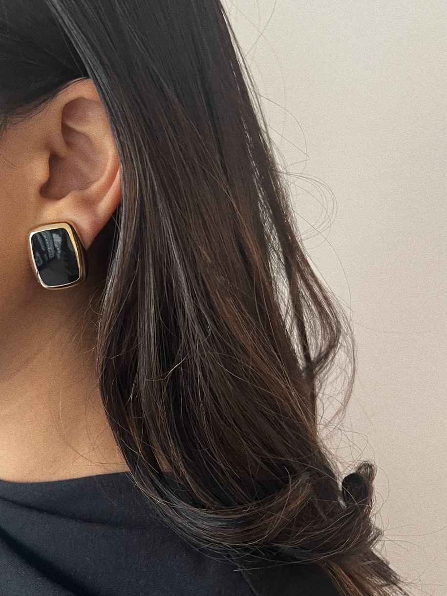 Dior Onyx Earrings