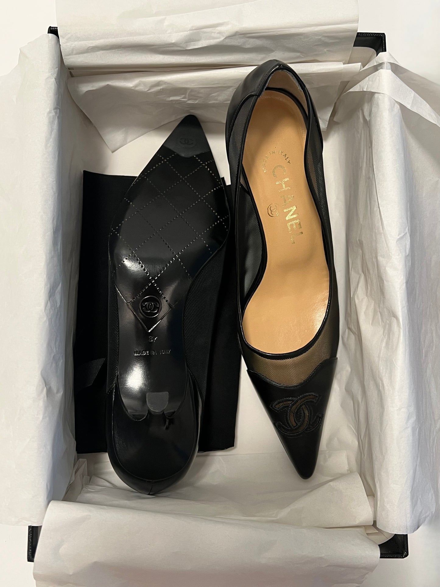 Chanel Mesh Pumps, IT 37