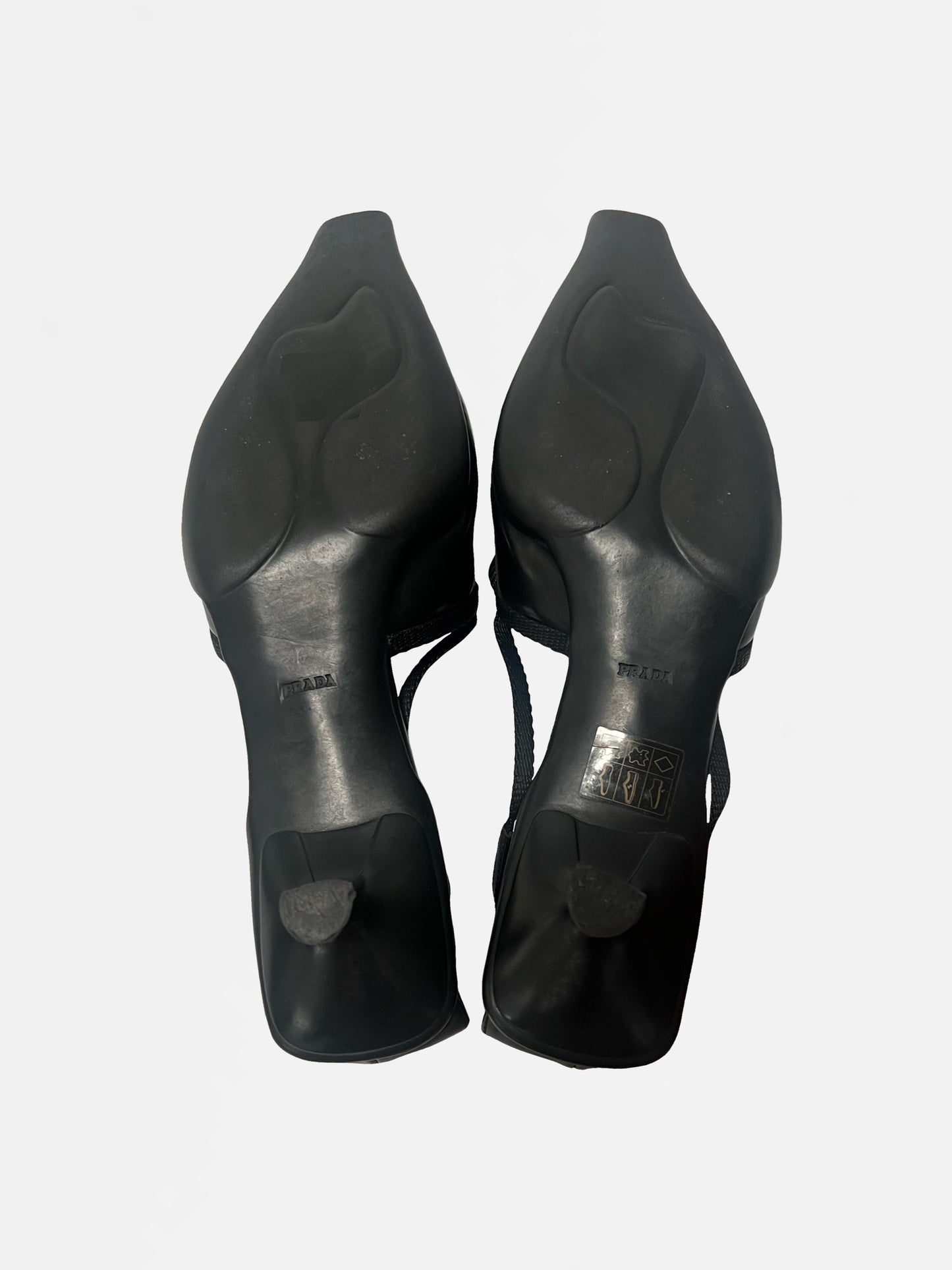 Prada Slingback Heels, IT 36.5