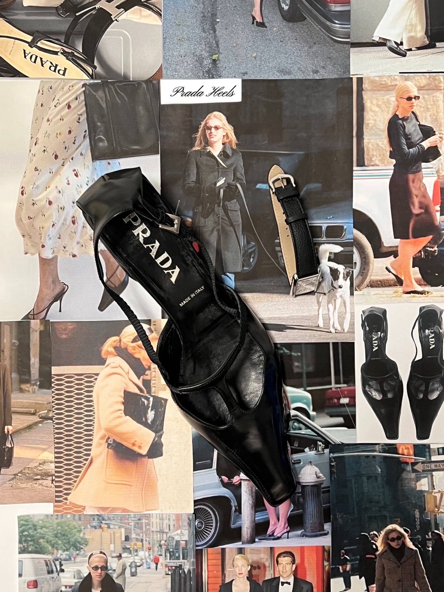 Prada Slingback Heels, IT 36.5