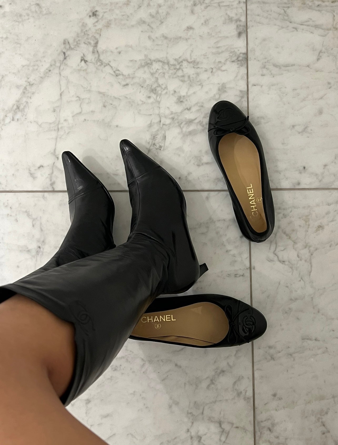 Chanel Knee High Boots, IT 39.5