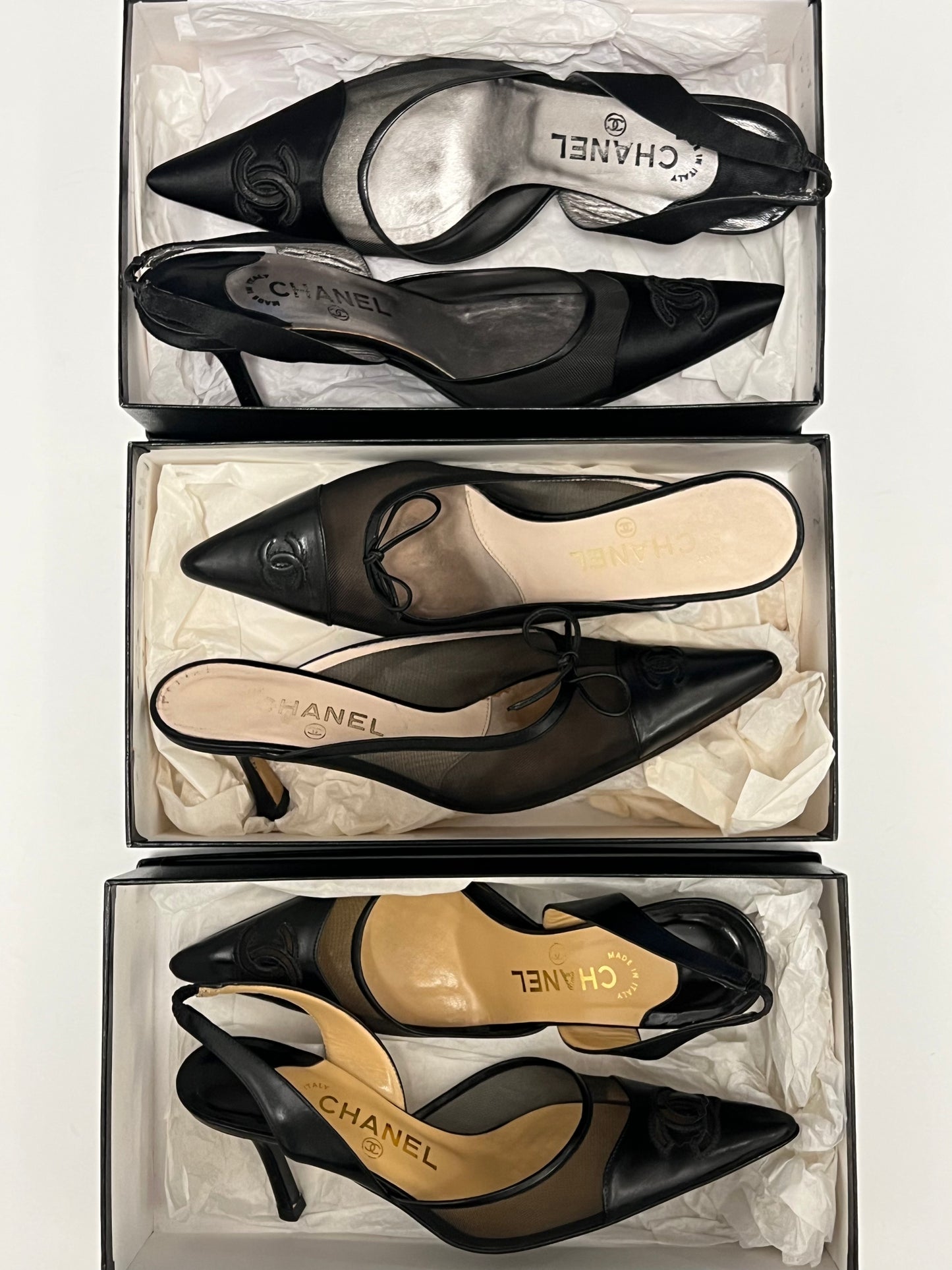 Chanel Mesh Heels, IT 39.5