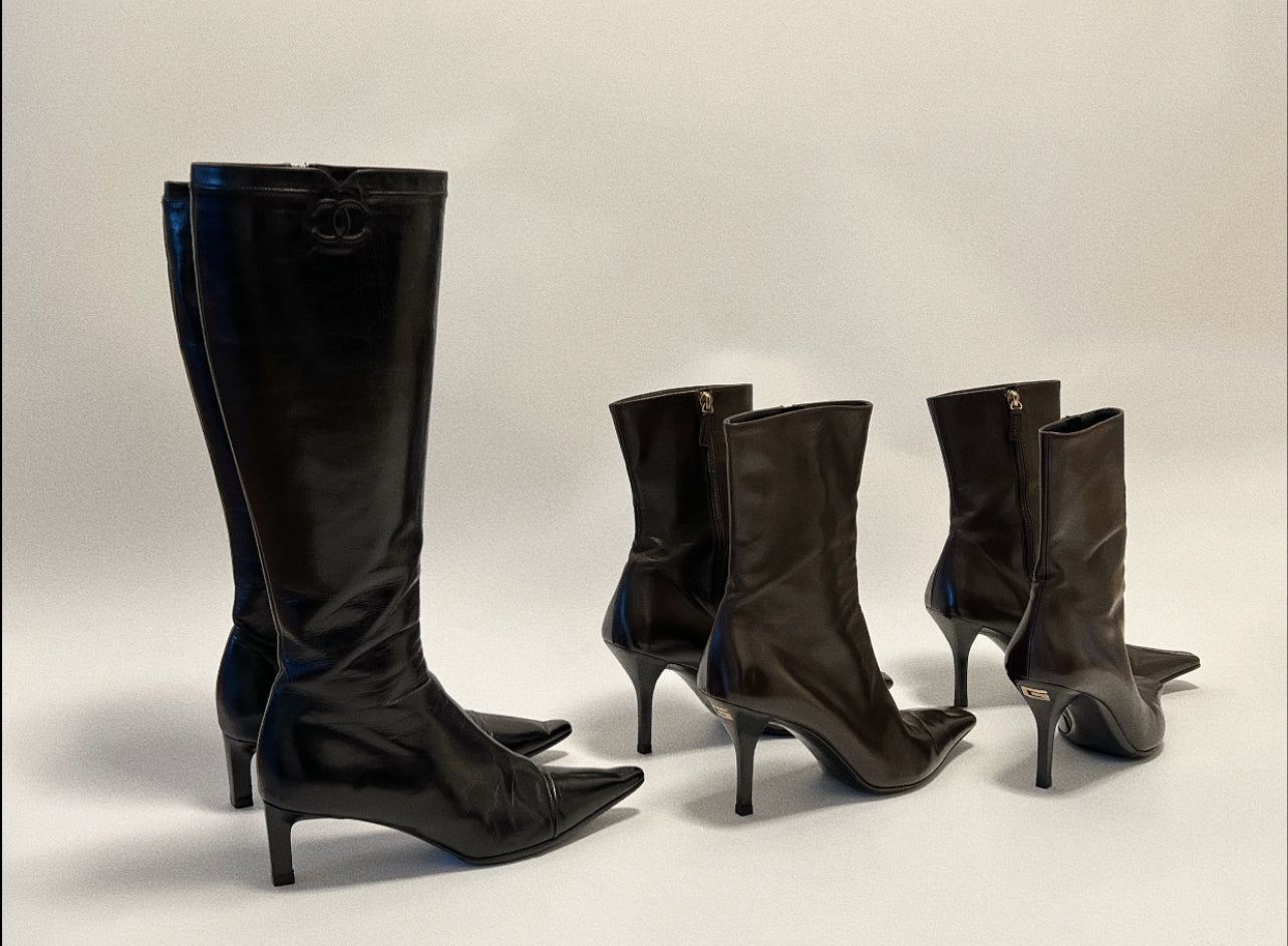 Chanel Knee High Boots, IT 39.5