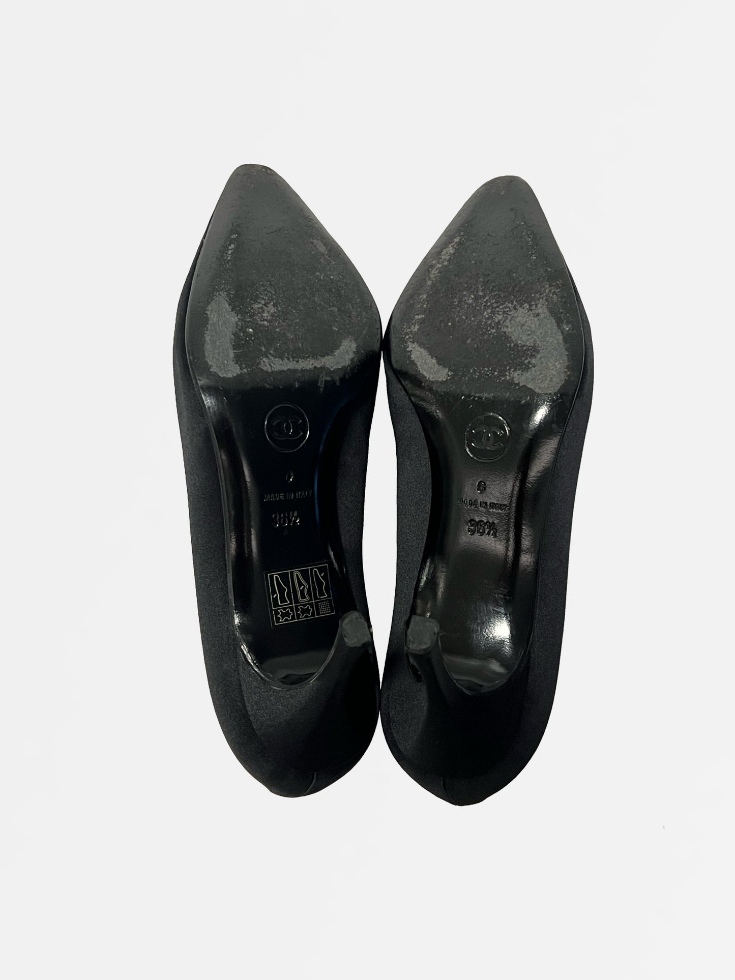Chanel Satin Pumps, IT 36.5