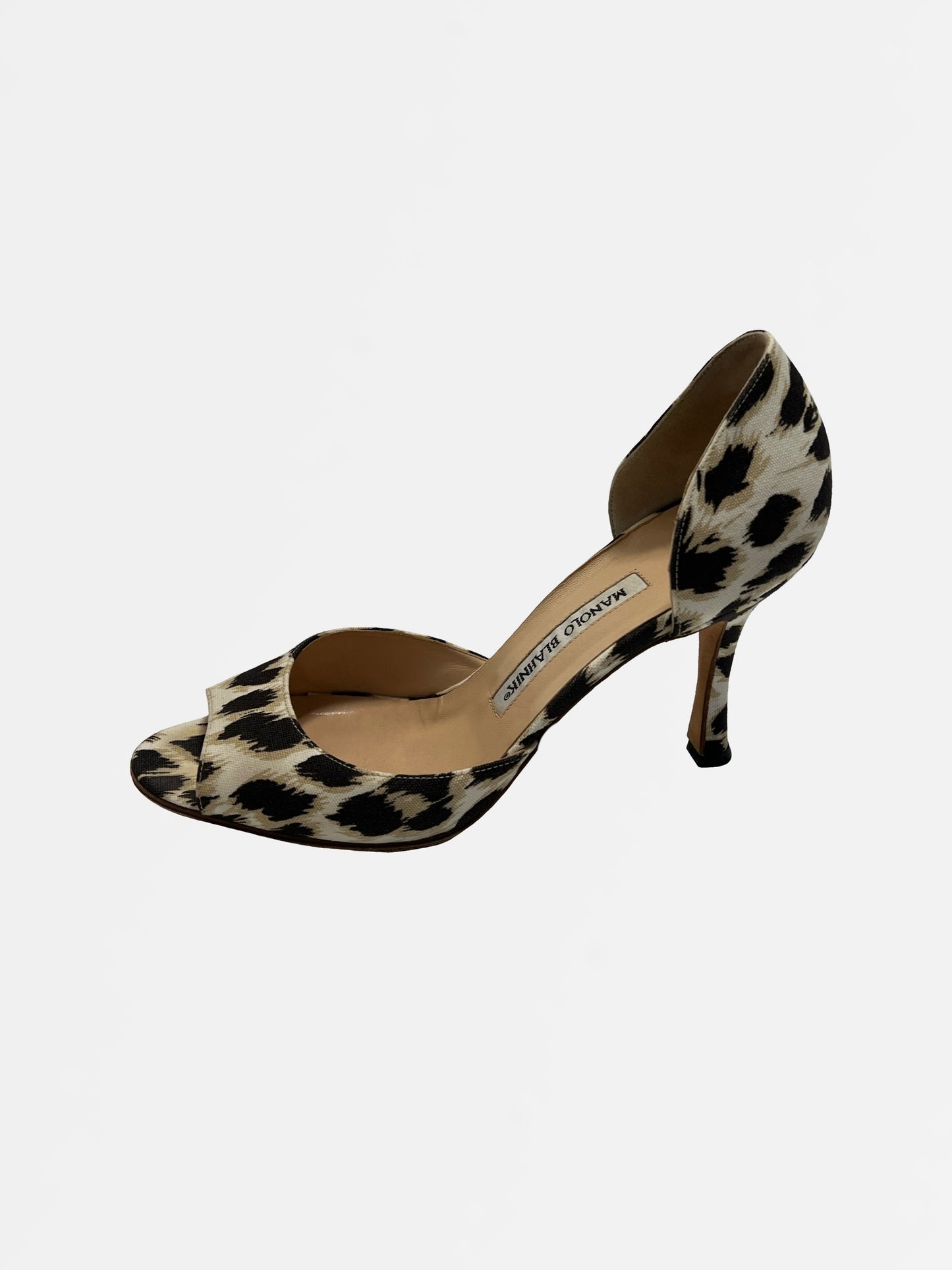 Manolo Blahnik Leopard Heels, IT 38