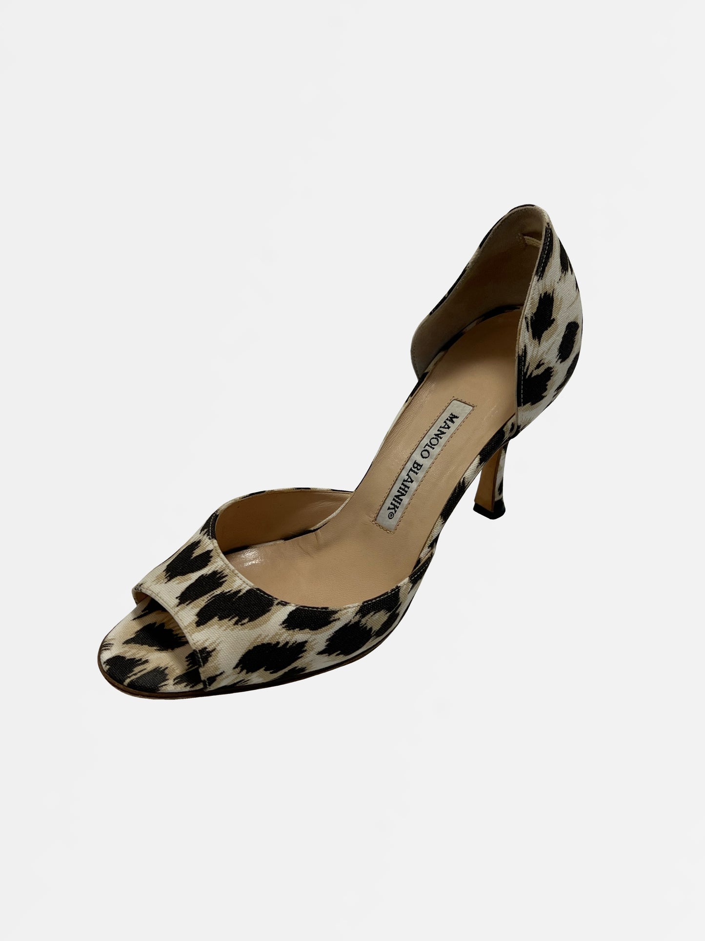 Manolo Blahnik Leopard Heels, IT 38
