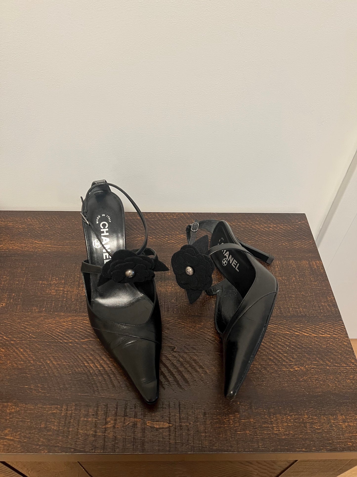 Chanel Camellia Pumps, IT 37.5