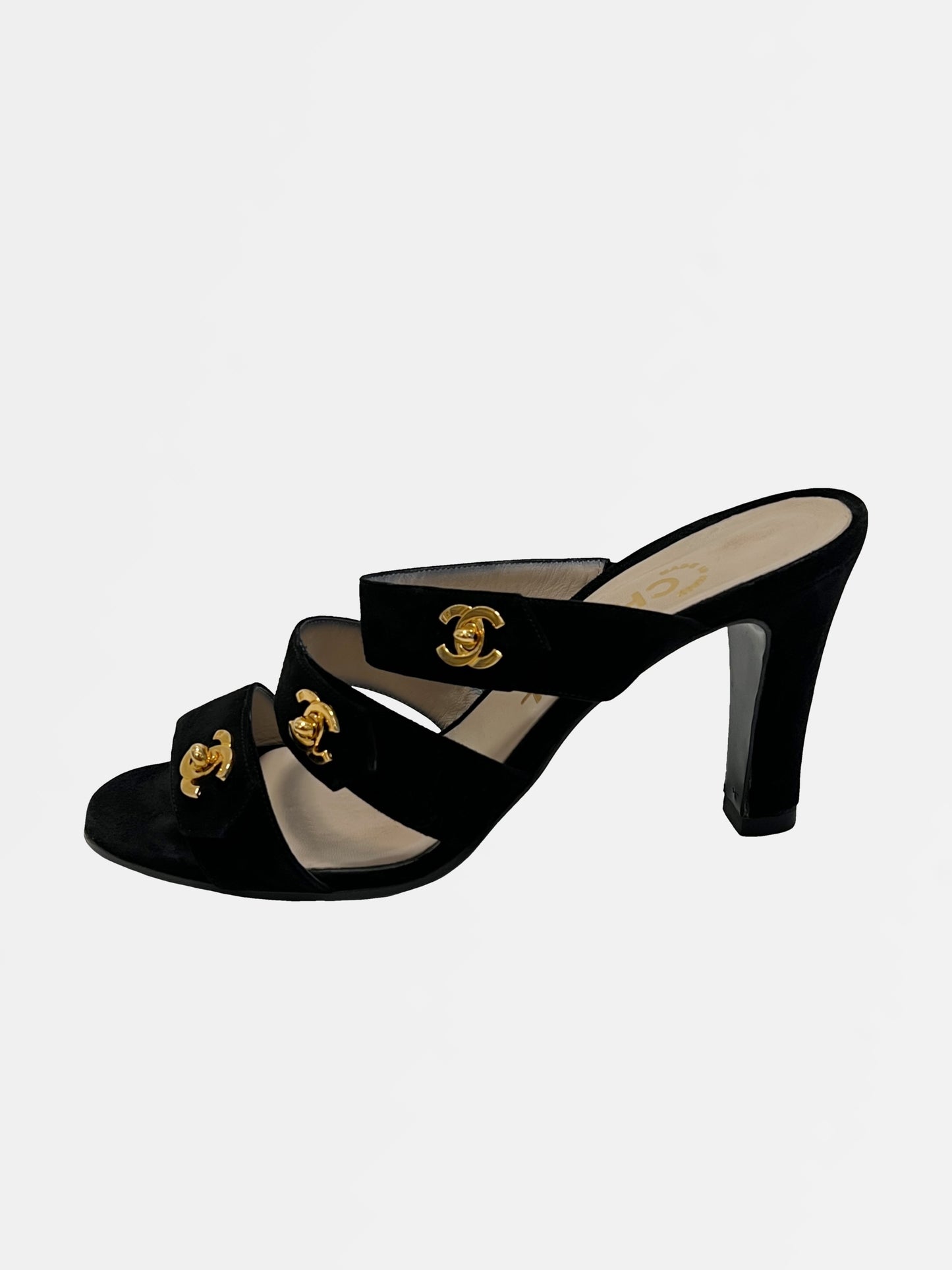 Chanel Turnlock Sandals, IT 38