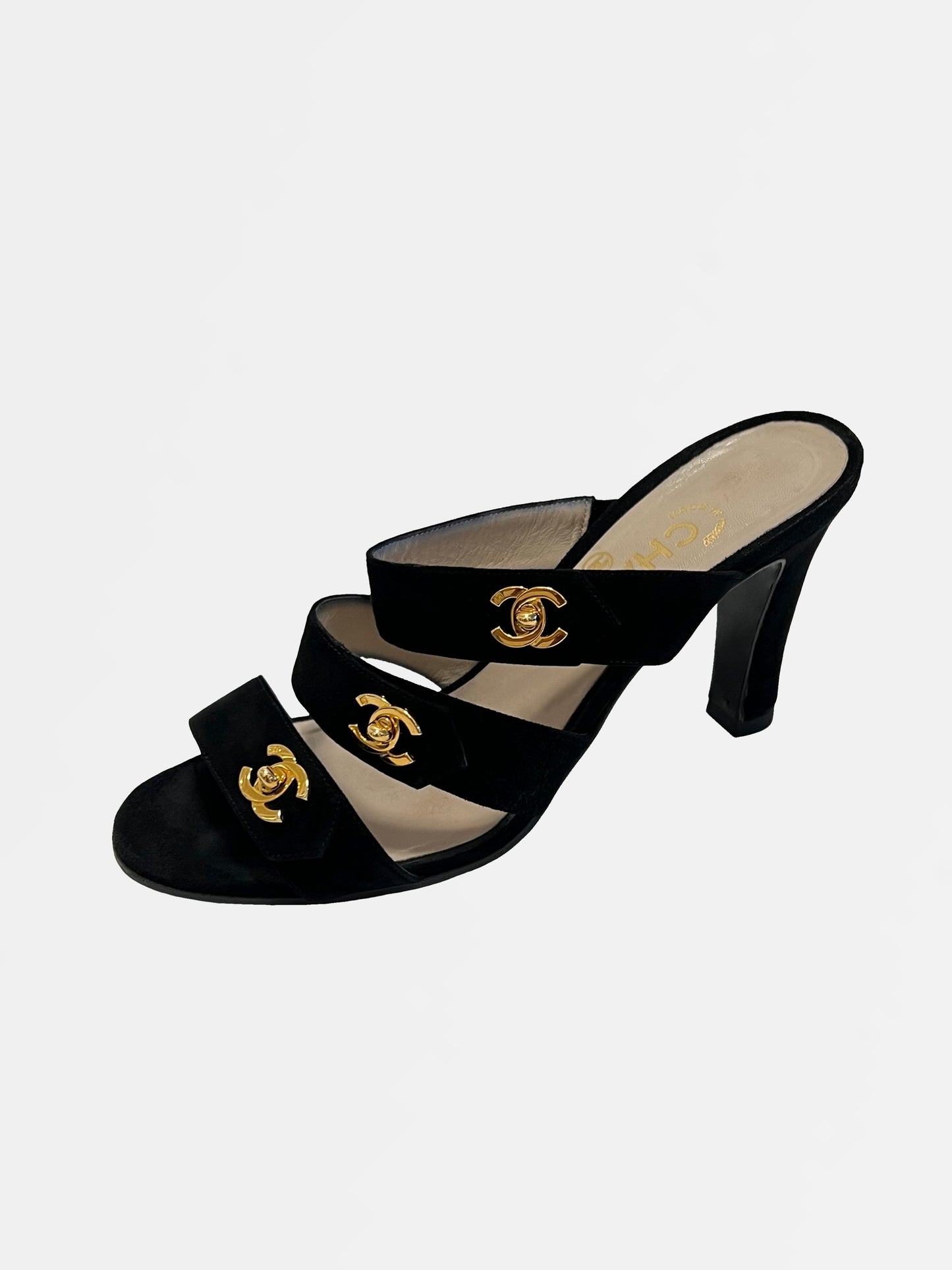 Chanel Turnlock Sandals, IT 38