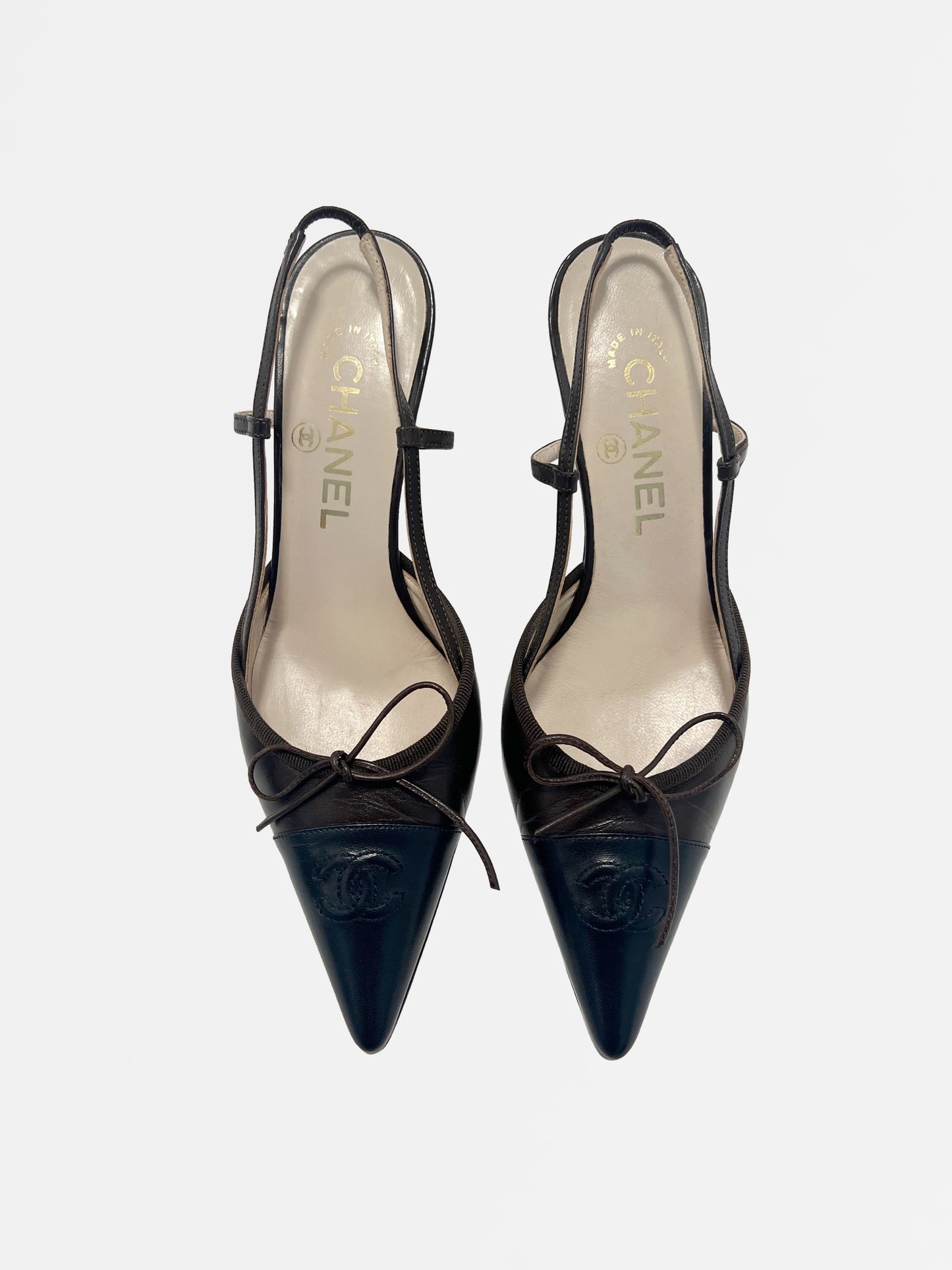 Chanel Slingback Heels, IT 36
