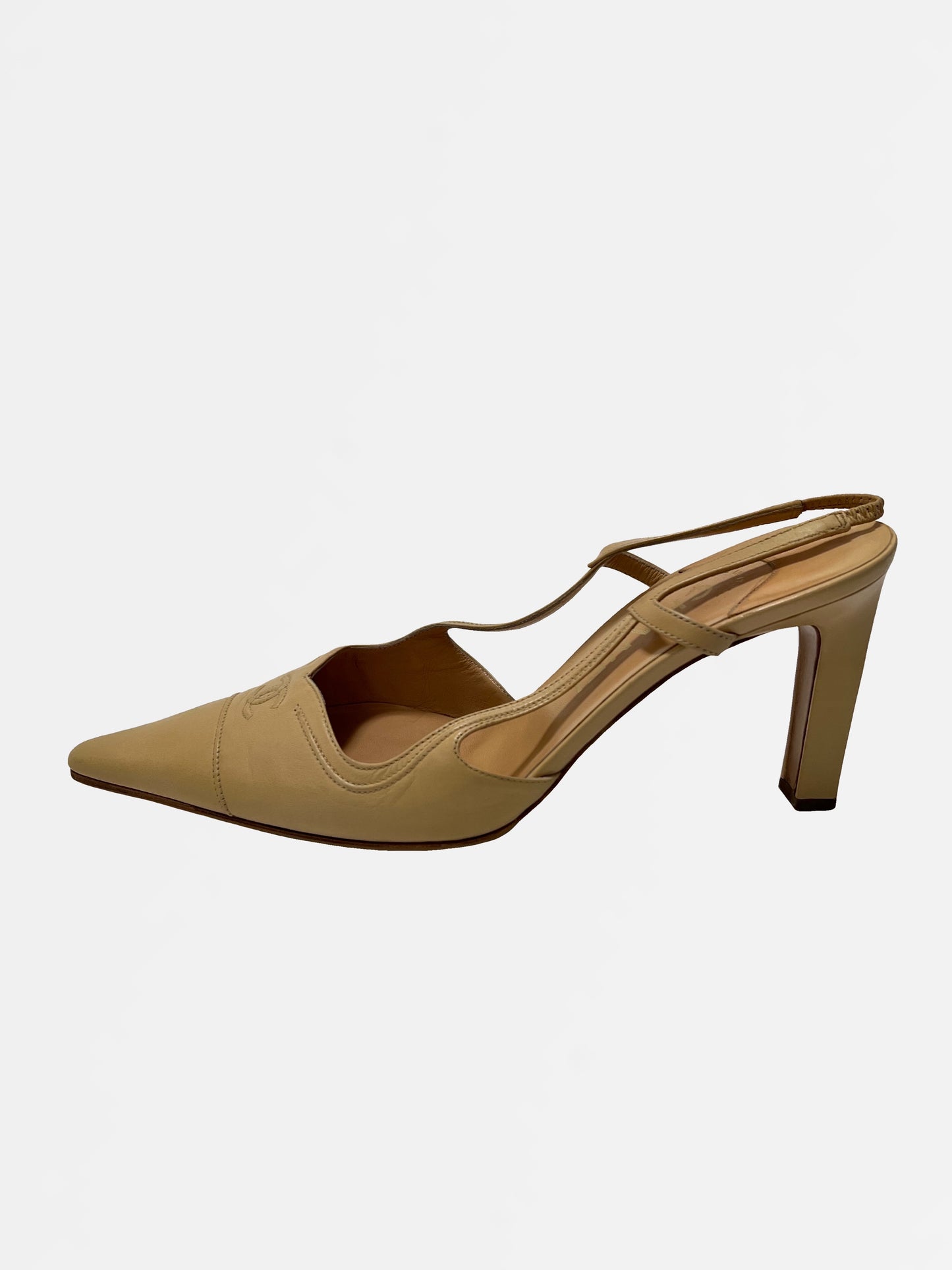 Chanel Slingback Heels, IT 38.5