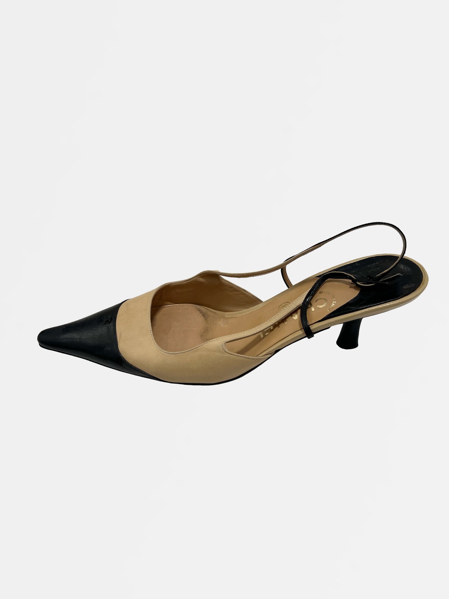 Chanel Slingback Heels, IT 39