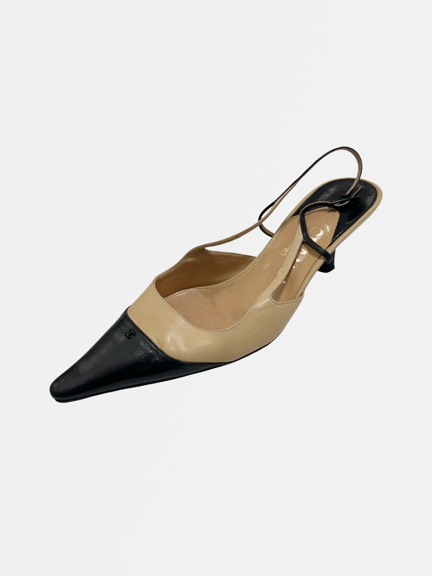 Chanel Slingback Heels, IT 39