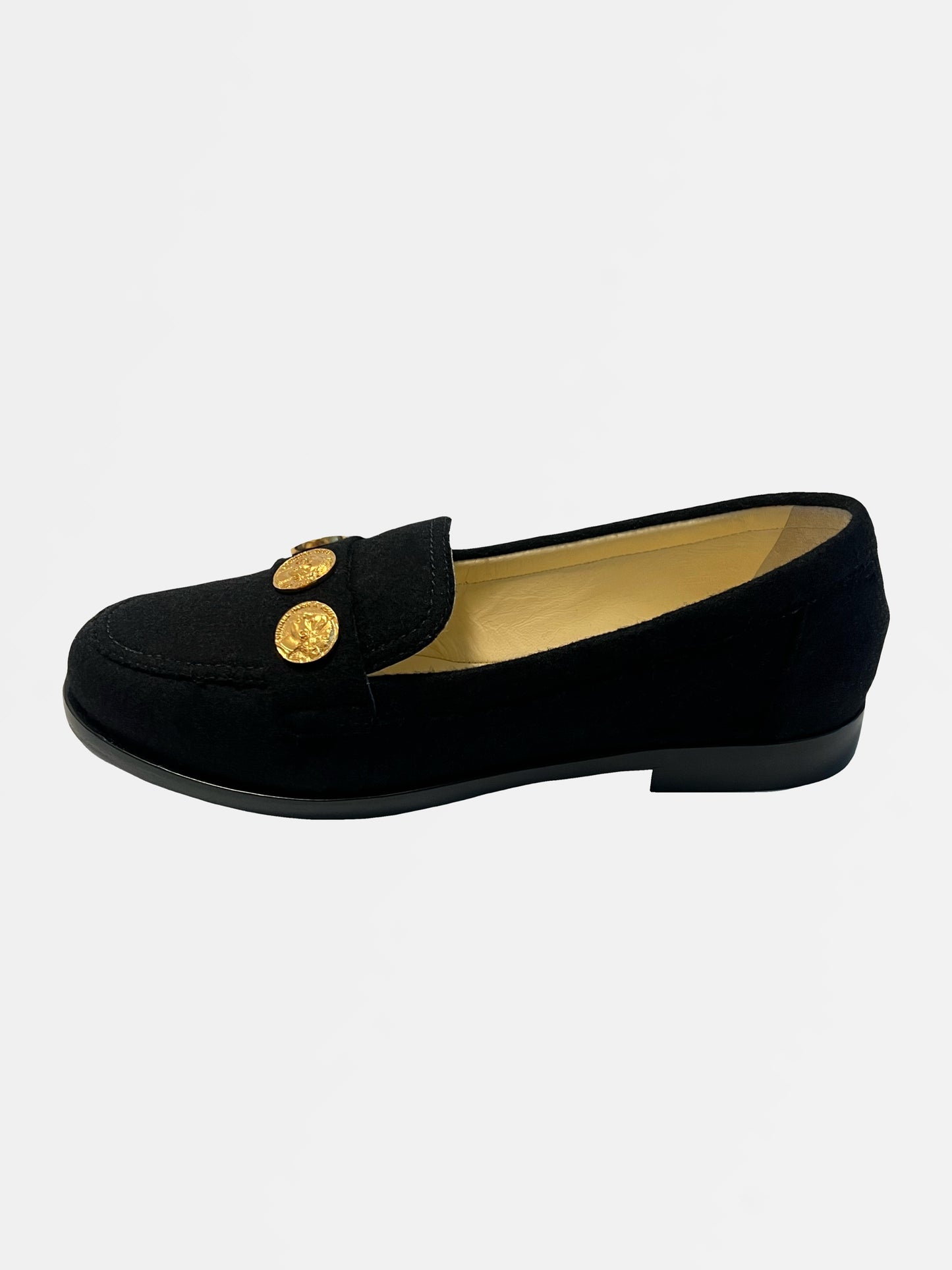 Rare Chanel Coin Loafers, IT 39