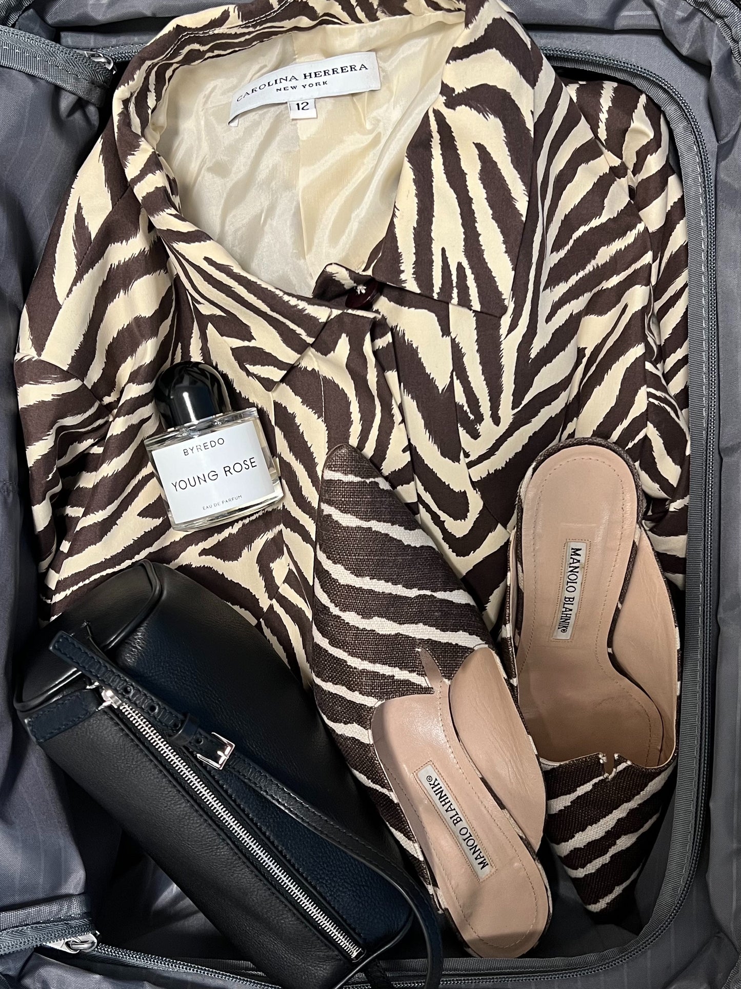 Manolo Blahnik Zebra Mules, IT 39.5