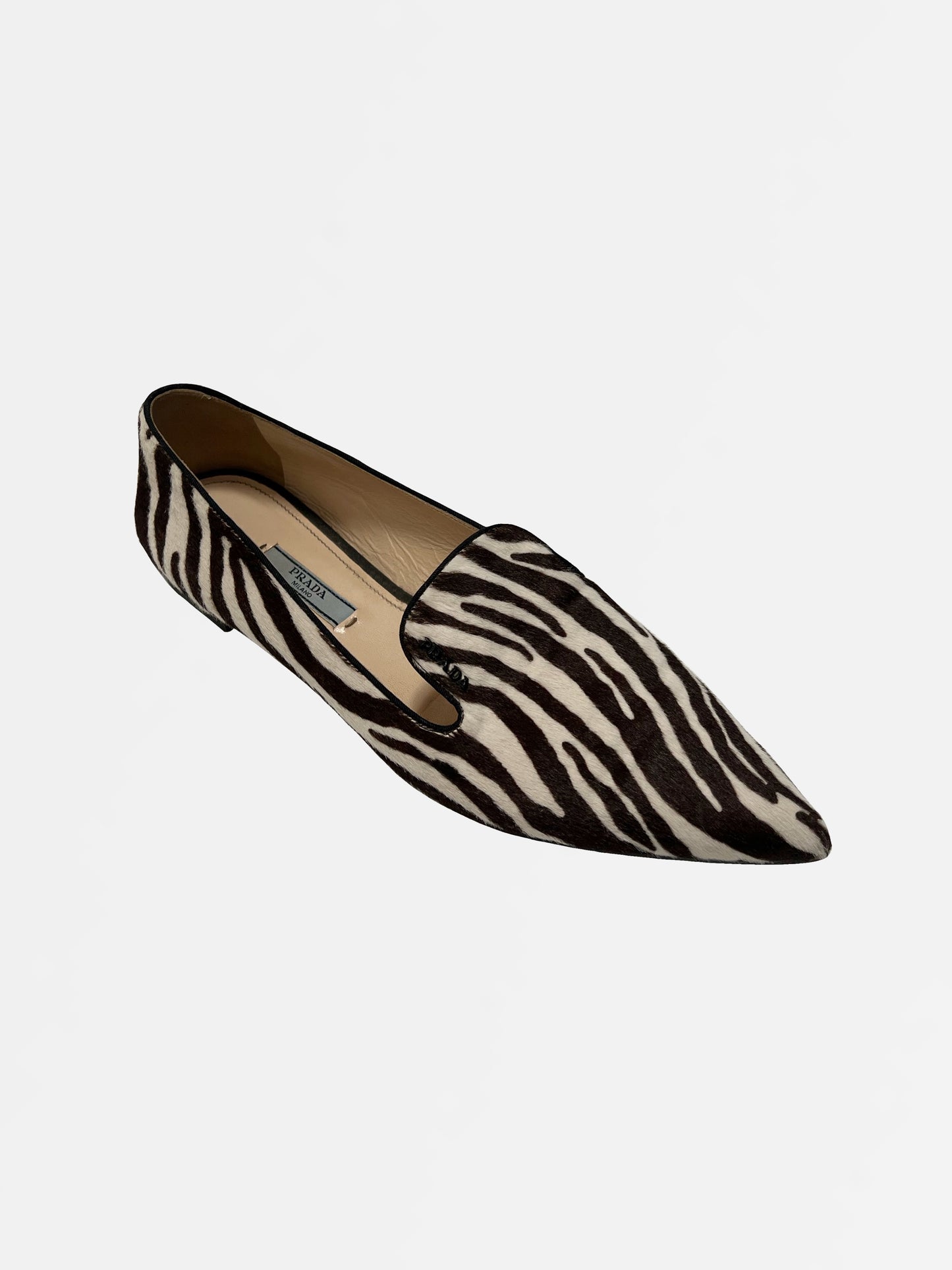 Prada Ponyhair Flats, IT 38