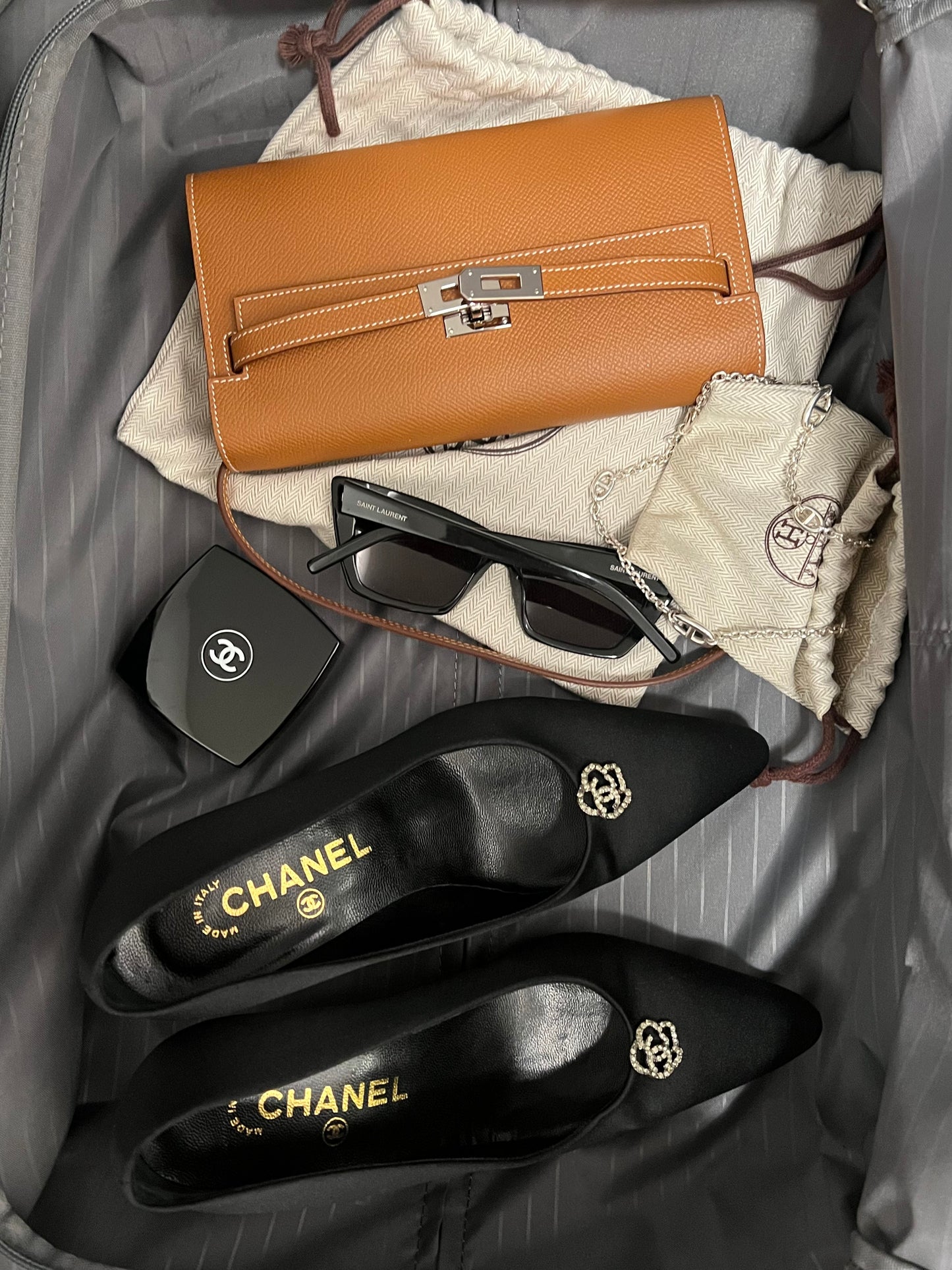Chanel Satin Pumps, IT 36.5
